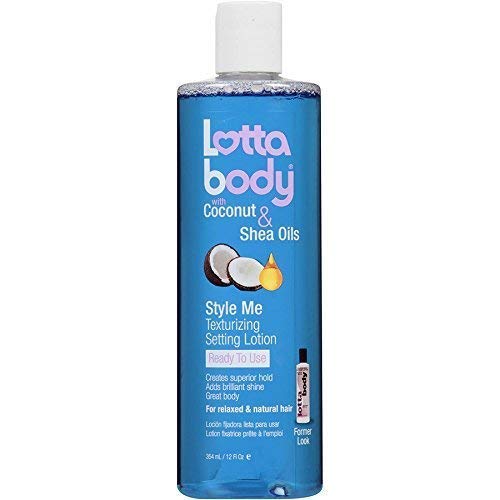LOTTABODY Hair Styling Lotion - 12 oz for Smooth, Shiny & Frizz-Free Hair - Perfect for Curly, Wavy & Straight Hair Types - Salon-Quality Styling at Home