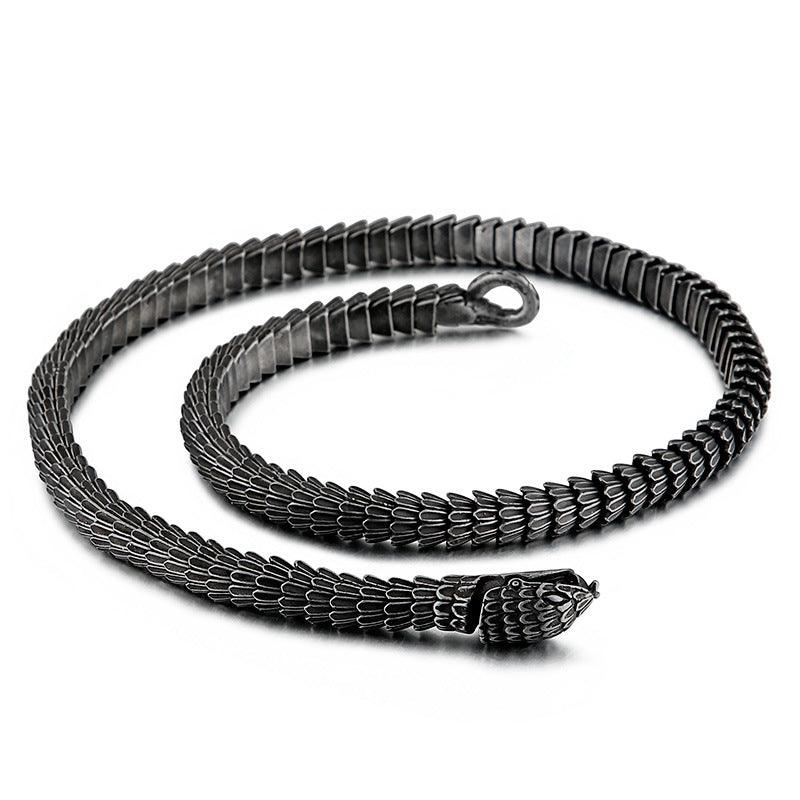 Stylish Stainless Steel Snake Bracelet for Women - Trendy Jewelry Gift for Parties, Dating & Everyday Wear