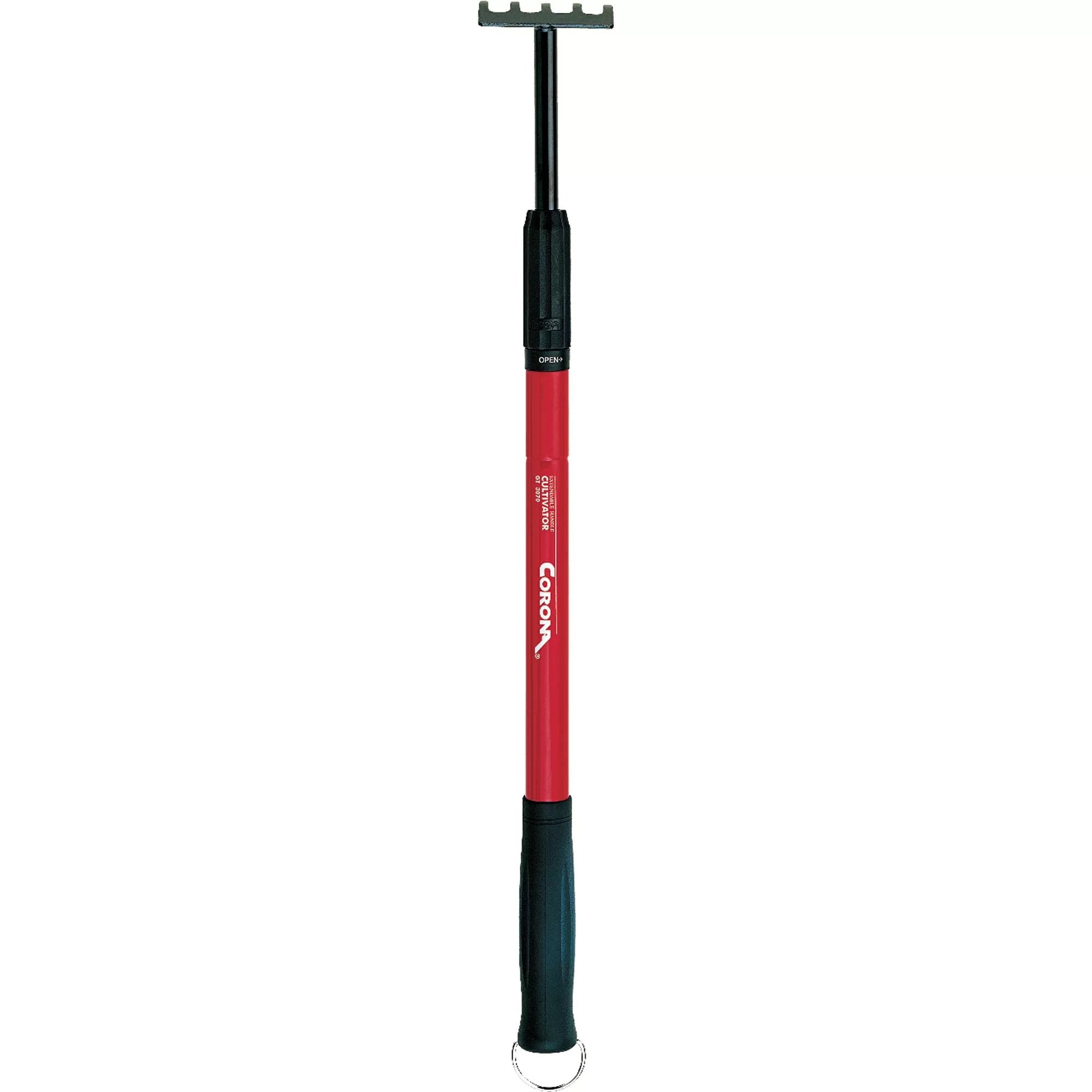 Corona® Extendable Handle Garden Cultivator - Adjustable Length Weeding Tool for Easy Soil Aeration and Weed Removal - Perfect for Flower Beds, Vegetable Gardens & Landscaping