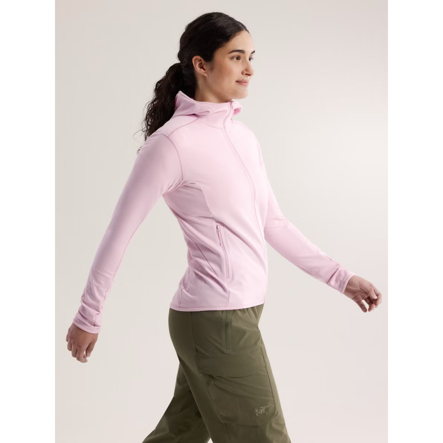 Arc'teryx Women's Kyanite LT Hoody - Lightweight Fleece Jacket for Hiking & Outdoor Activities | Water-Resistant & Breathable Mid Layer for Cold Weather