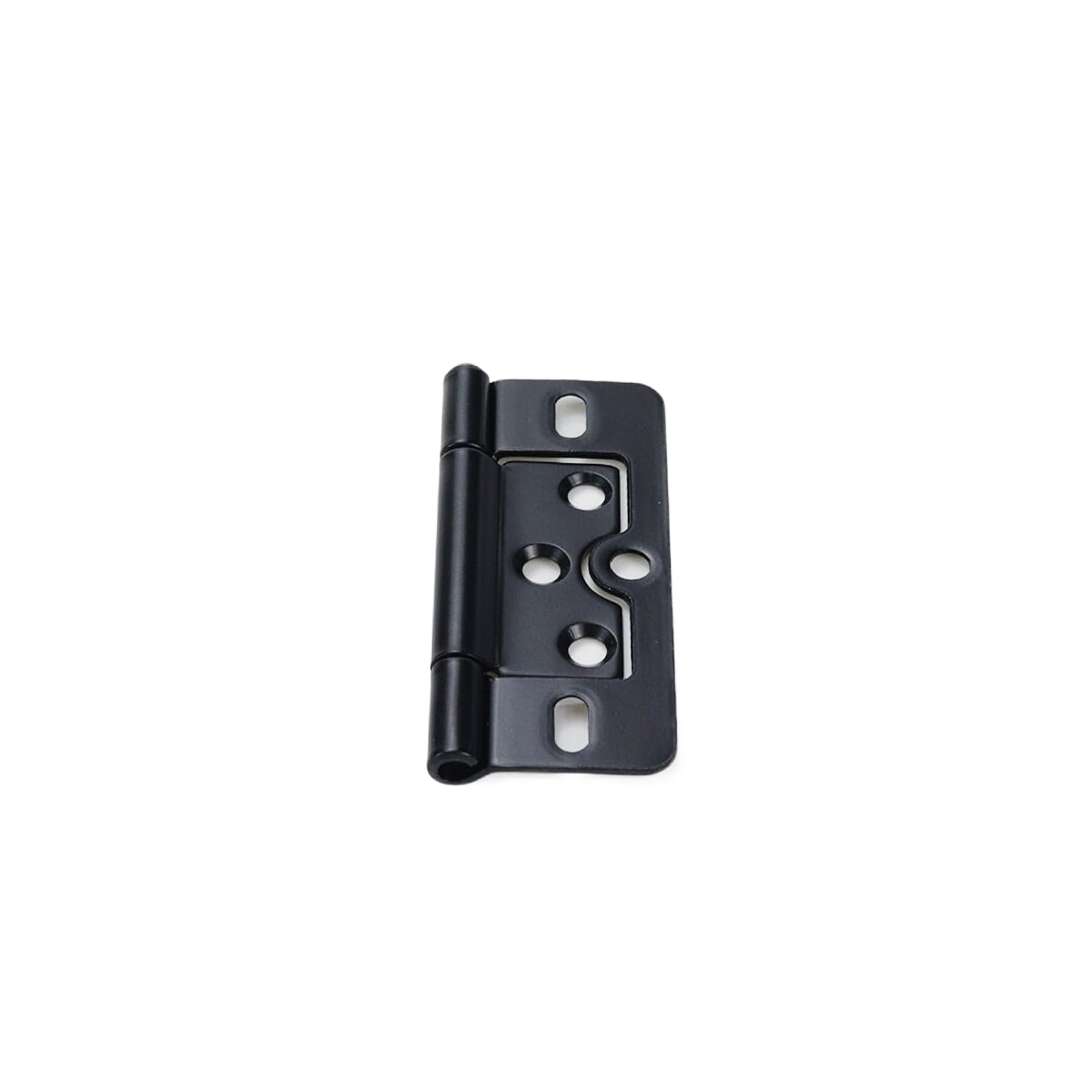 4 PCS 3 Inch Heavy Duty Non-Mortise Door Hinges - Detachable Butt Hinge for Furniture, Cabinet, Cupboard & Windows - Black - Perfect for Home Improvement & DIY Projects