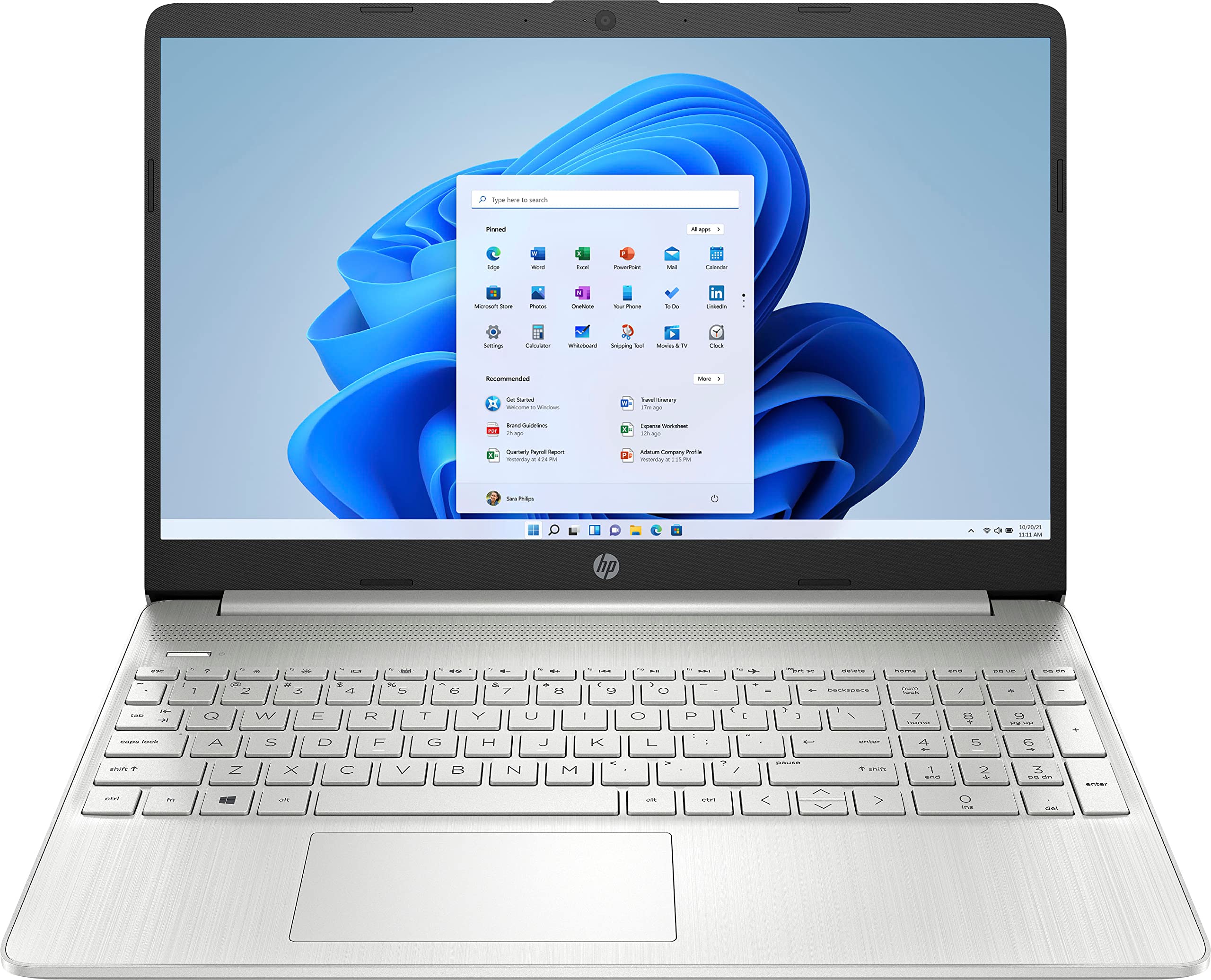 HP 15-ef2013dx Renewed Laptop - AMD Ryzen 5 5500U 6-Core Processor, 16GB RAM, 1TB SSD, 15.6