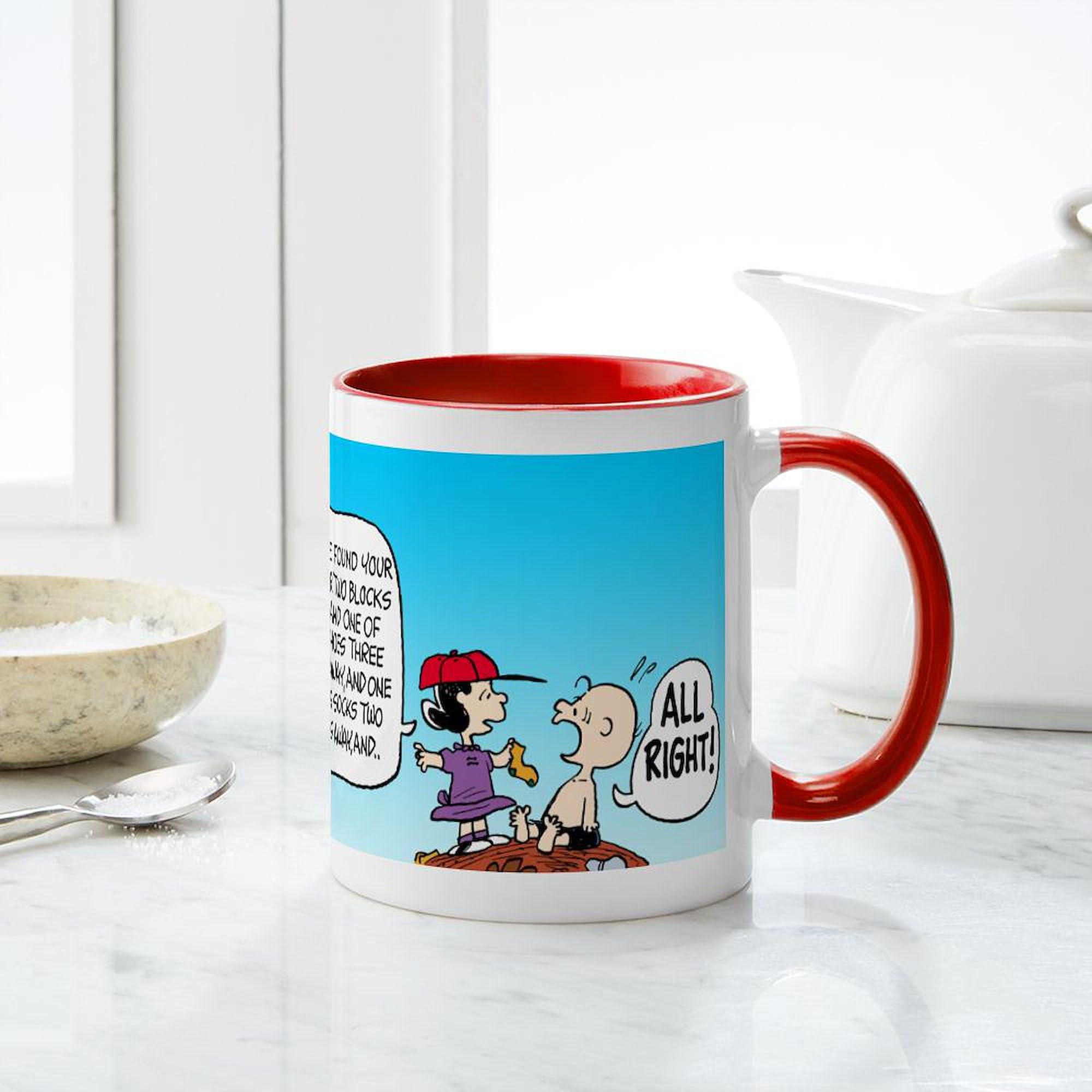 POW! 11 oz (325 ml) Ceramic Coffee Mug - Funny Novelty Gift for Superhero Fans | Perfect for Office, Home & Comic Book Lovers
