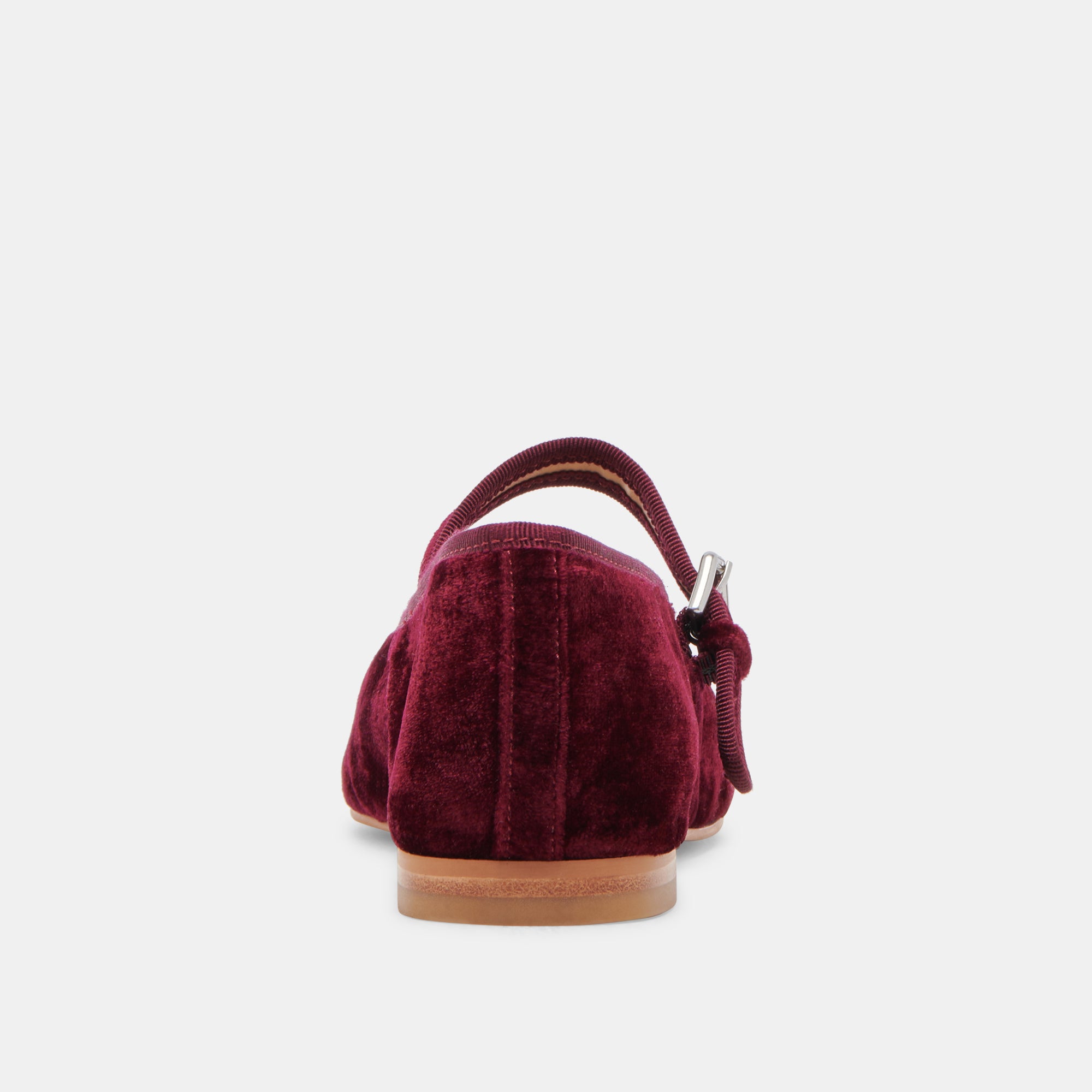 Roslyn Women's Ballet Flats in Wine Velvet - Comfortable & Stylish Shoes for Work, Casual Wear & Special Occasions