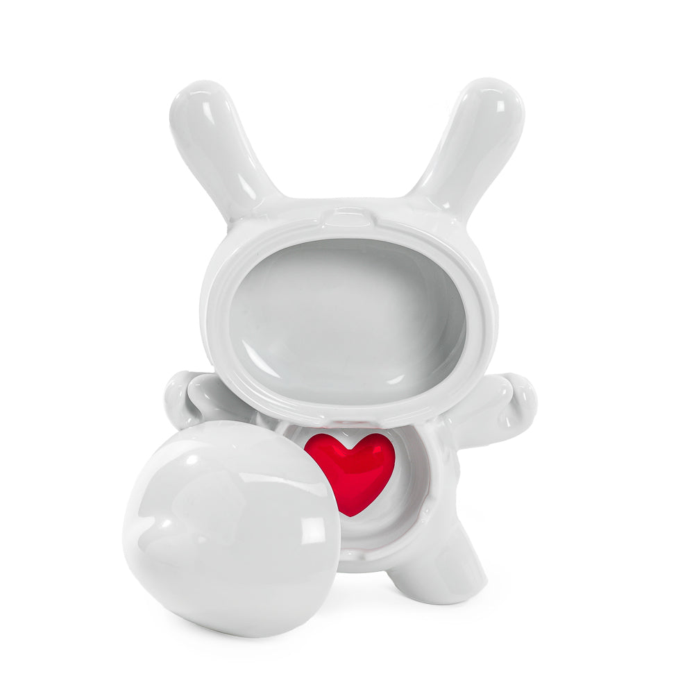 L.I.E. (LOVE ISN'T EASY) Dunny Ceramic Ashtray - PURE Edition | Unique Collectible Art Piece for Home Decor & Smoking Accessories | Perfect for Modern Living Rooms, Smoking Lounges & Gift Giving