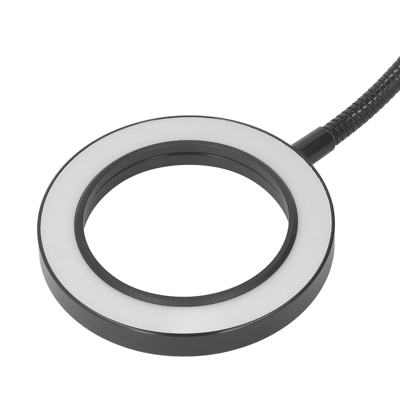 Clip-On LED Ring Light with Remote - Portable Rechargeable Selfie Light for Videos, Live Streaming & Makeup | Compact & Adjustable for Phones, Laptops & Desks