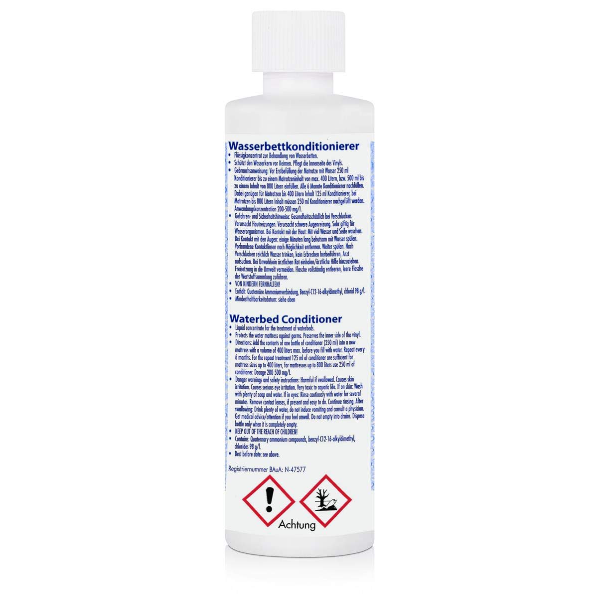 8x AguaNova Waterbed Conditioner 250ml - Premium Waterbed Maintenance Solution for Clean & Safe Waterbeds | Ideal for Home, Hotels, and Spa Relaxation