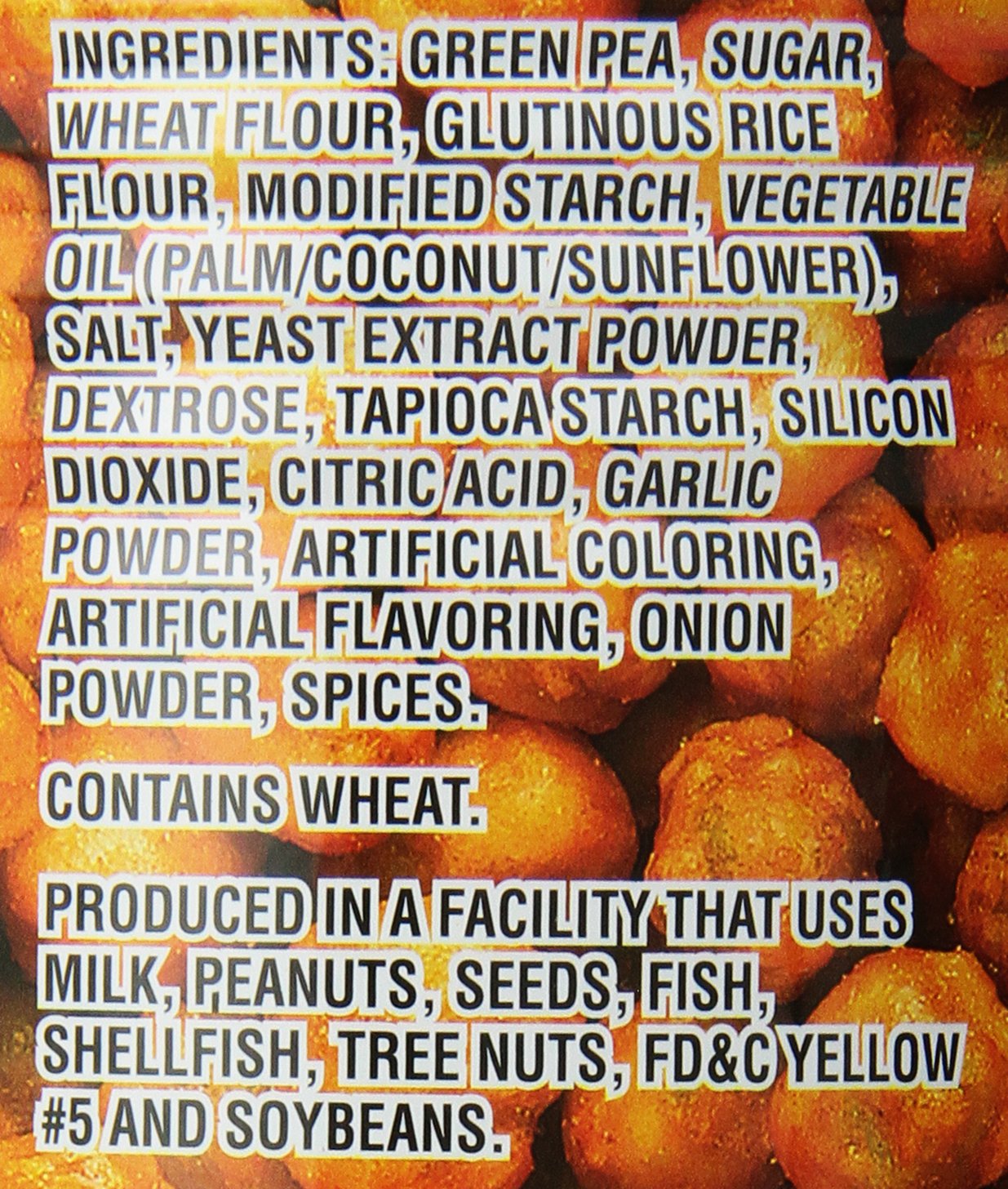 Hapi Snacks Spicy Sriracha Peas - Crunchy Roasted Green Peas with Bold Sriracha Flavor - 9.9 oz (Pack of 4) - Perfect for Office Snacking, Movie Nights & Healthy On-the-Go Treats