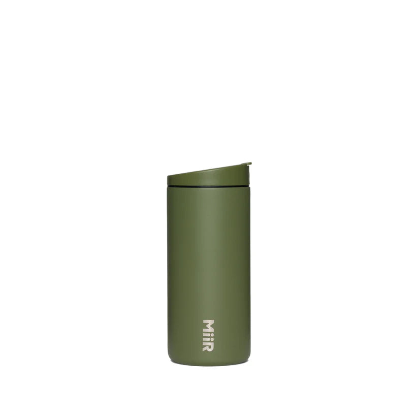 MiiR Flip Traveler 12oz Insulated Stainless Steel Tumbler with Lid - Leakproof & BPA-Free - Perfect for Coffee, Tea & Cold Drinks On The Go - Ideal for Travel, Camping & Office Use