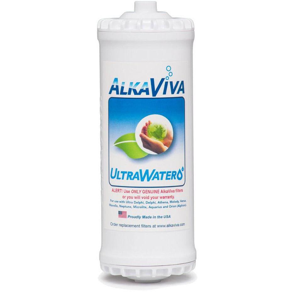 AlkaViva UltraWater Filter - Premium Alkaline Water Filter System for Home & Office | Improves Hydration & Taste | Perfect for Drinking, Cooking & Coffee
