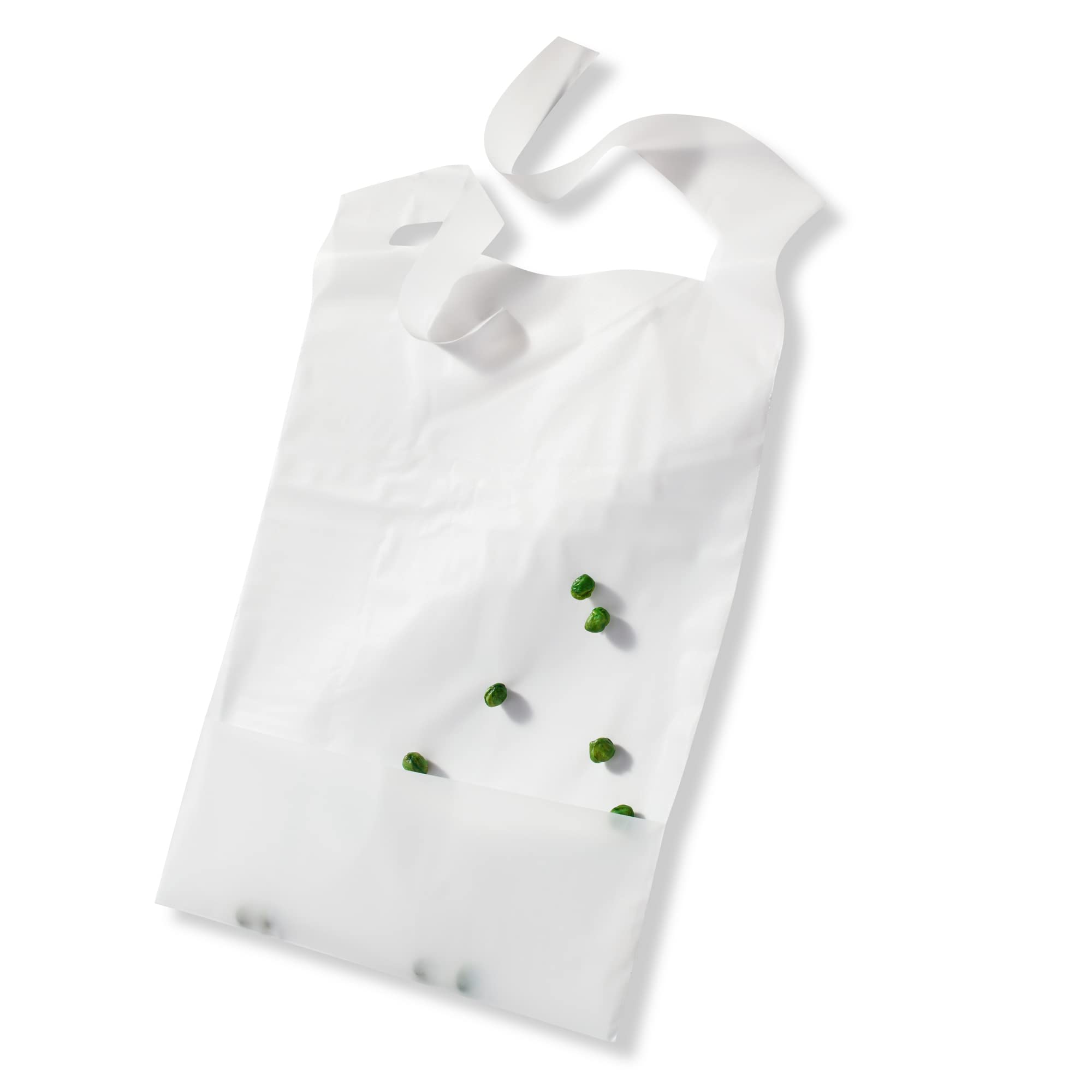 Bau Technik 100 Pack Disposable Baby Bibs - Soft & Comfortable Crumb Catcher Bibs for Toddlers 10.5