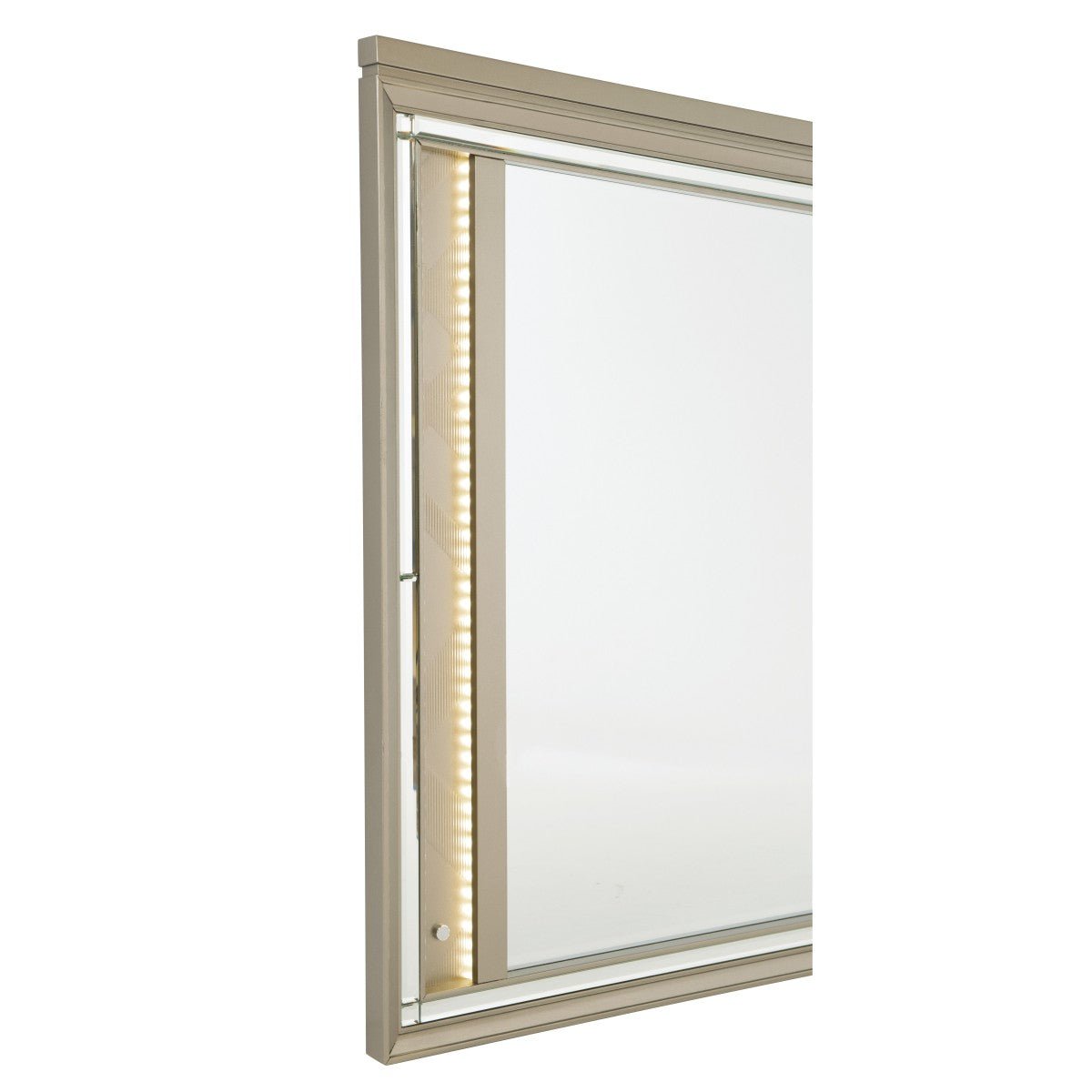 Bijou Collection LED Mirror - Vanity Makeup Mirror with Touch Control & Adjustable Brightness for Bathroom, Bedroom, and Dressing Room