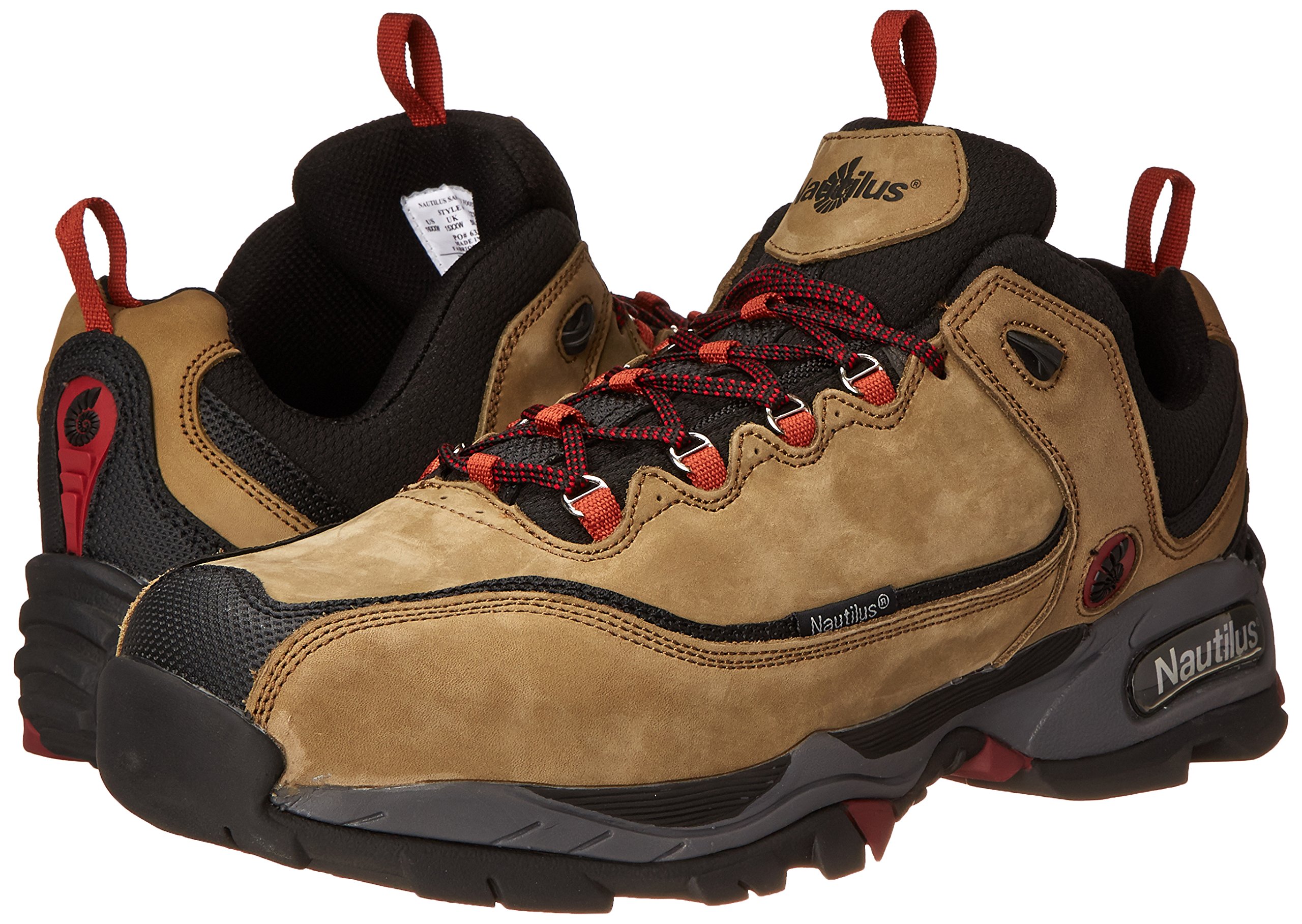 Nautilus N1392 Safety Work Boots for Men - Steel Toe, Slip Resistant, Electrical Hazard Protection - Ideal for Construction, Warehouse & Industrial Work