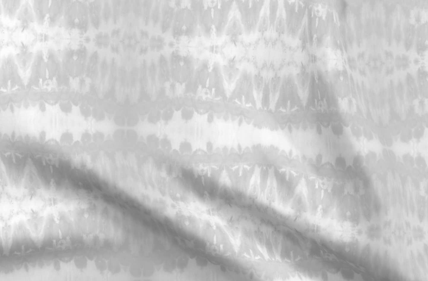 Shibori Watercolor Gray Pale Hippie Printed Minky Fabric Fat Quarter - Soft Plush Fabric for Sewing Baby Blankets, Quilt Backing & DIY Plush Toys - Premium Spoonflower Fabric for Crafts & Home Decor