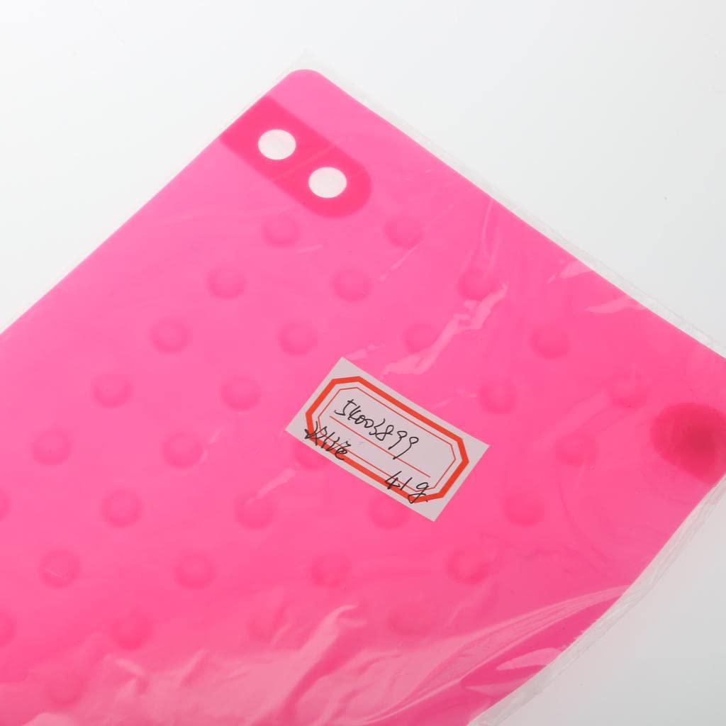 Heat Resistant Silicone Mat for Hair Straightener & Curling Iron - Non-Slip Rose Design for Styling Station & Vanity Table