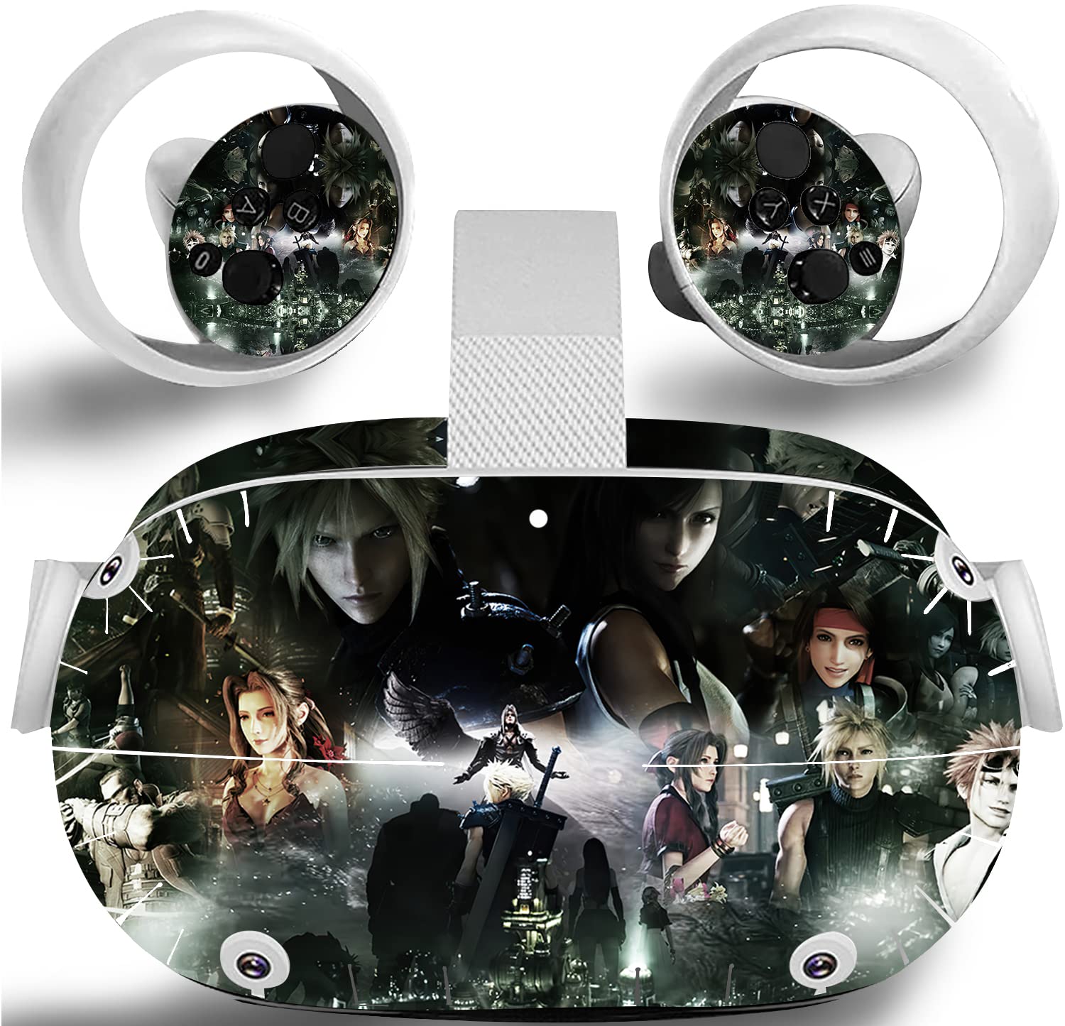 Oculus Quest 2 VR Headset & Controller Protective Vinyl Decal Skin - Customizable Adventure Game Design for Virtual Reality Accessories | Perfect for Gaming, VR Protection & Personalization