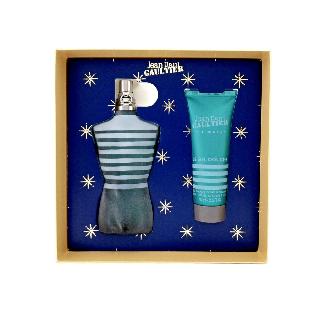 Le Male 2 Piece Eau De Toilette Set - 125ml Perfume for Men | Fresh & Masculine Scent | Perfect for Date Night & Special Occasions