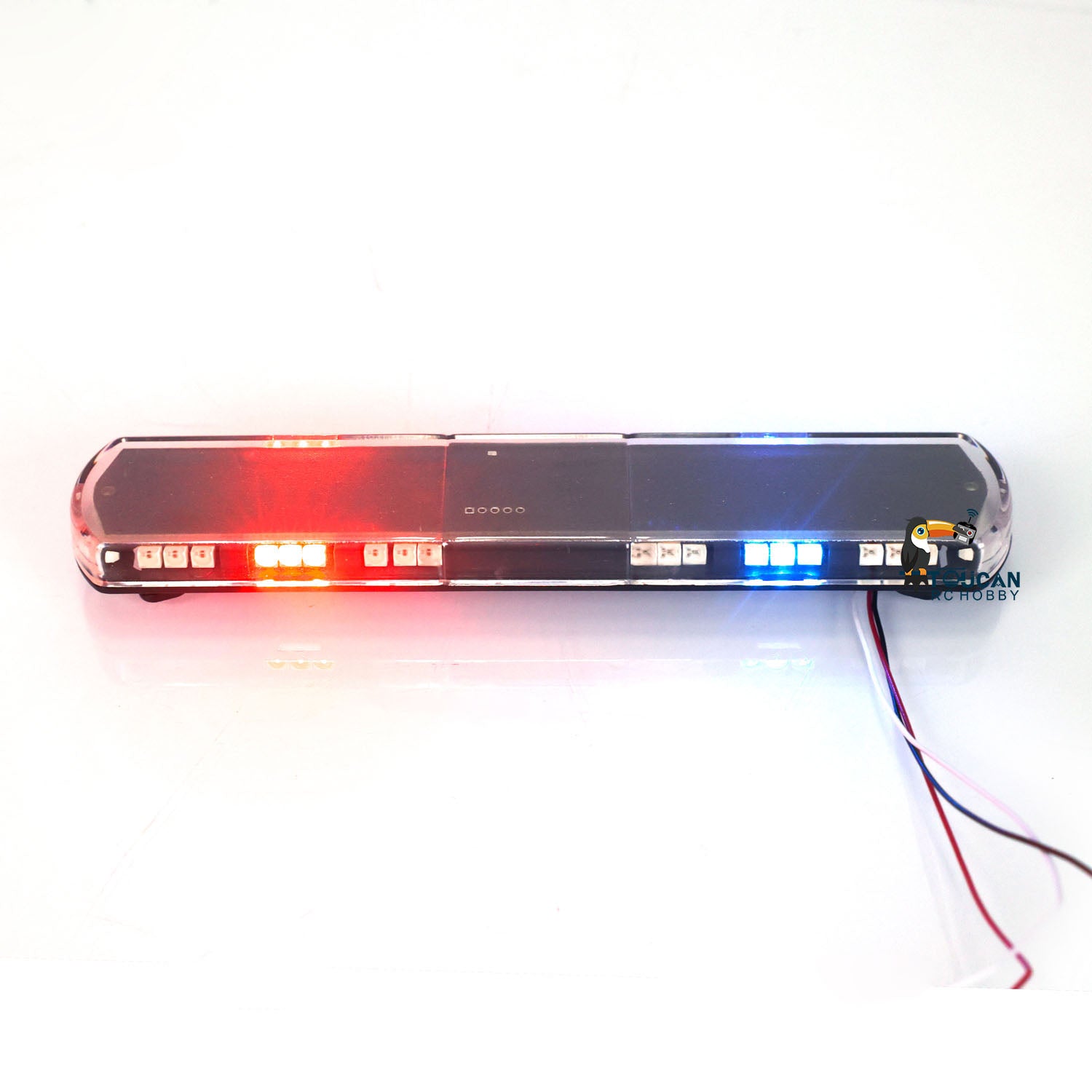 BITRC BWL 11321 1/14 Scale Plastic Rotating Warning Light for LESU TAMIYA RC Truck Models - DIY Construction Vehicles, Crawlers & Off-Road RC Cars - Perfect for RC Enthusiasts and Scale Model Builders