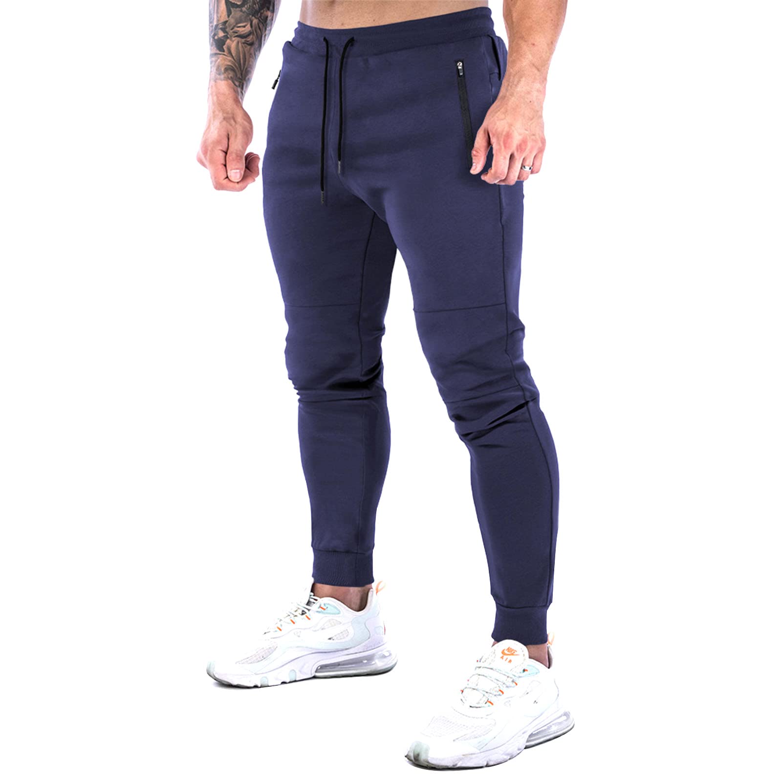 Cot-Oath Men's Joggers Sweatpants - Gym Workout Athletic Trousers for Running, Fitness Training & Casual Wear | Lightweight & Breathable Men's Training Pants for Sports, Lounge & Everyday Comfort