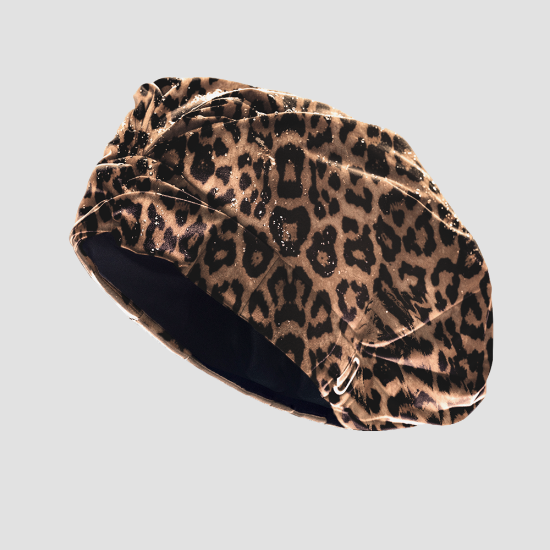 Waterproof Adjustable Shower Cap with Satin Lining - Hairbrella for Wet Hair Protection | Perfect for Bathing, Swimming & Salon Visits