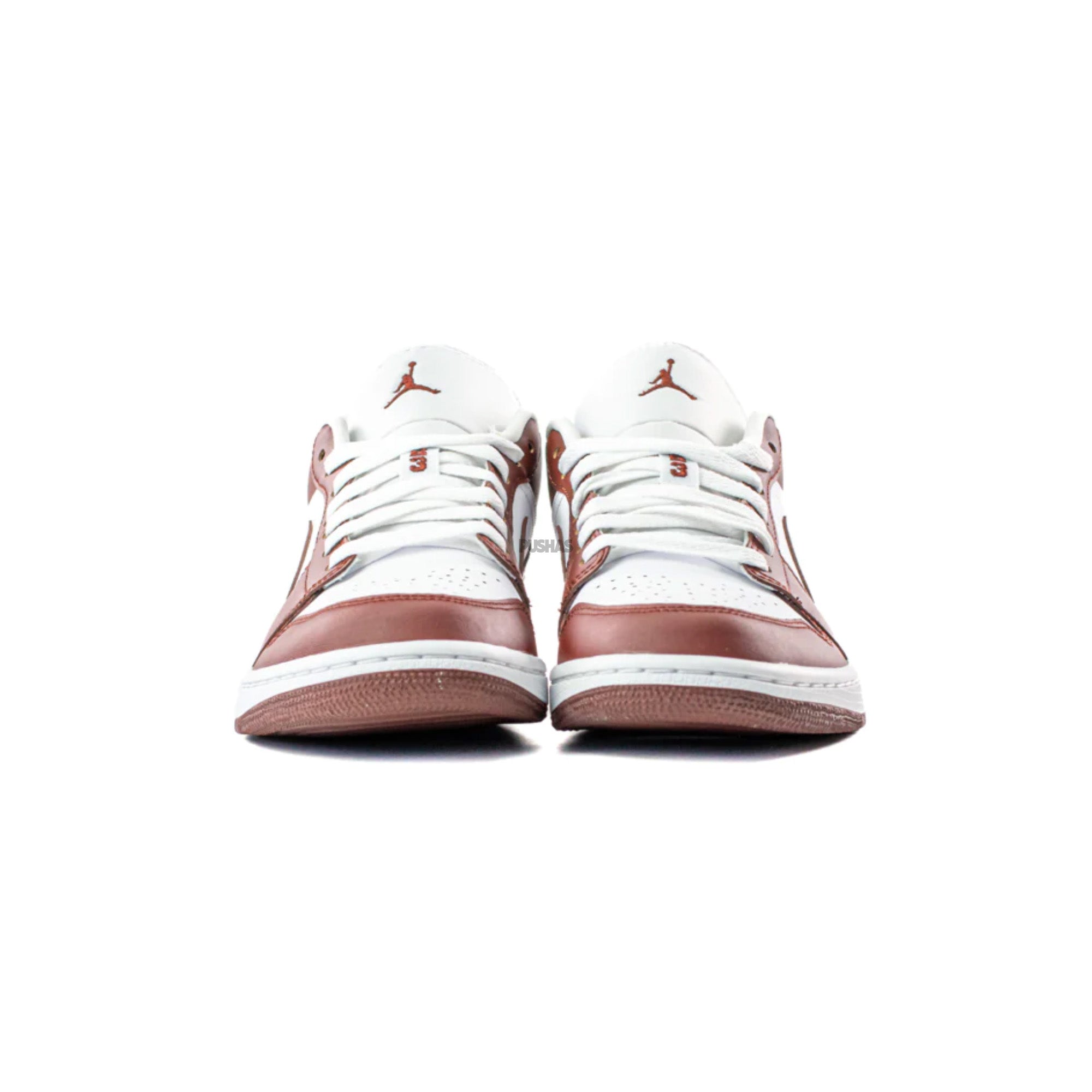 Air Jordan 1 Low 'Bronze Eclipse' Women's Sneakers - Retro Basketball Shoes for Casual Wear & Street Style Fashion