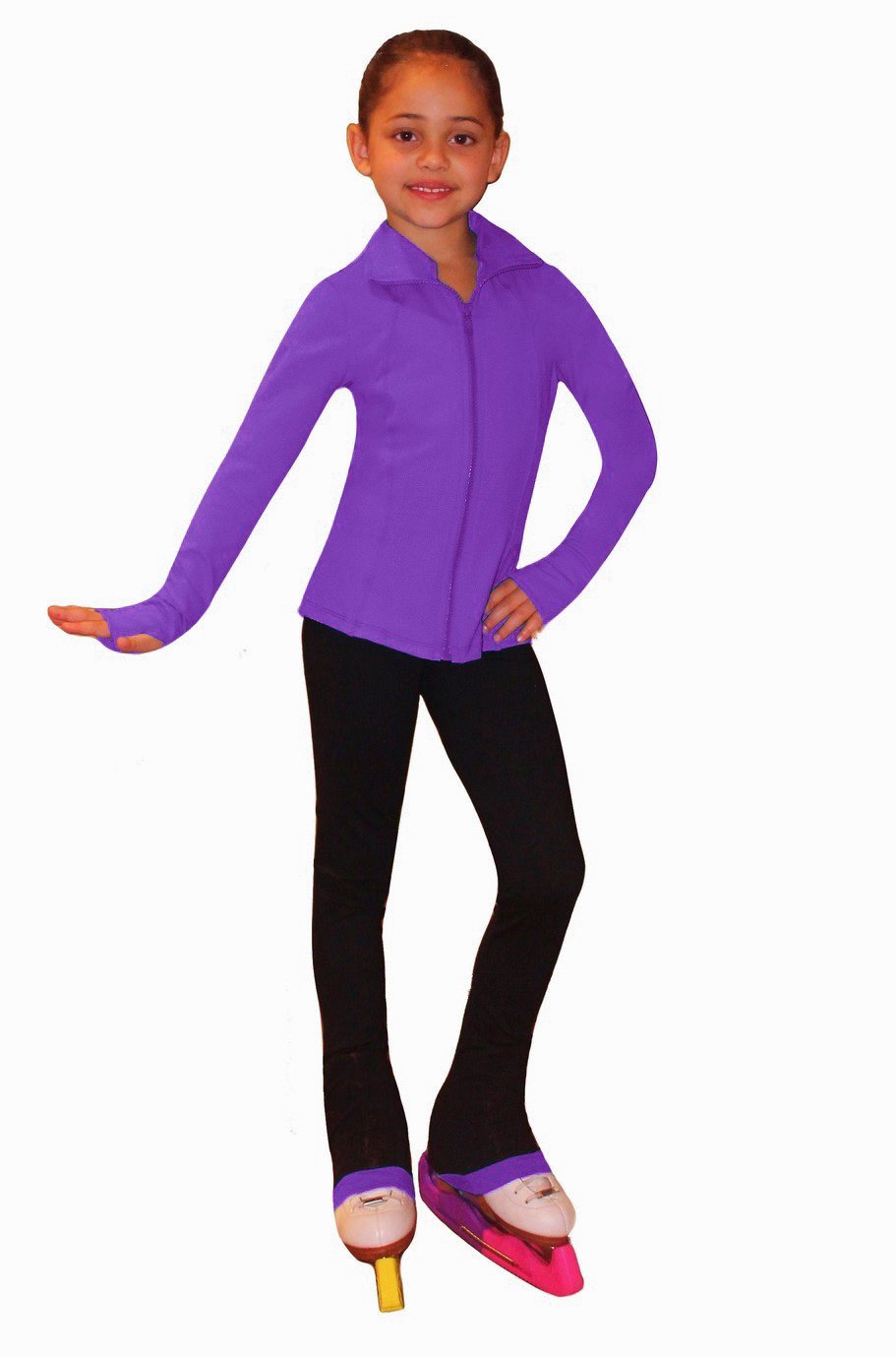 **Ice Fire Supplex Figure Skating Jacket – Breathable & Stretchable Performance Jacket for Skaters – Perfect for Ice Rink, Competitions & Winter Sports**