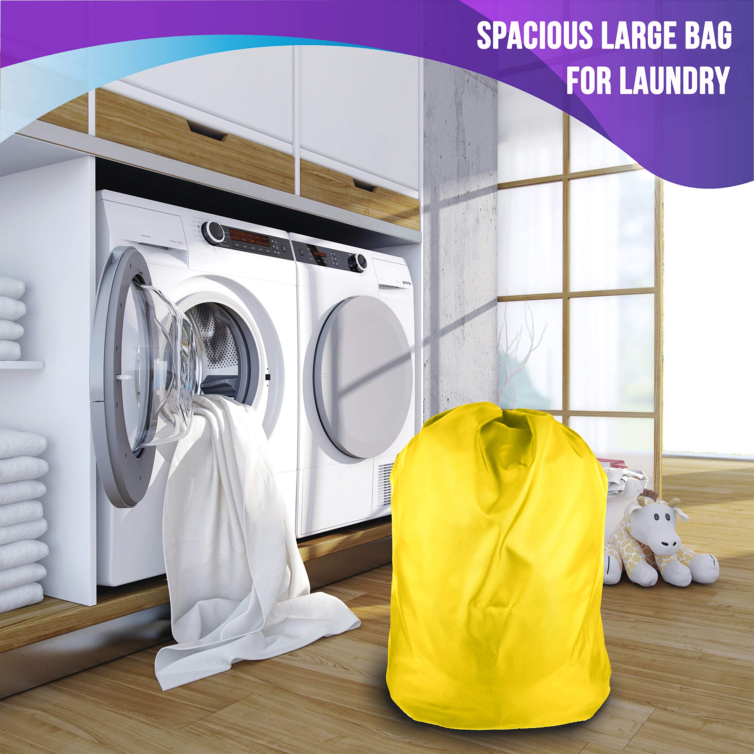 Heavy Duty Nylon Laundry Bags Bulk 30