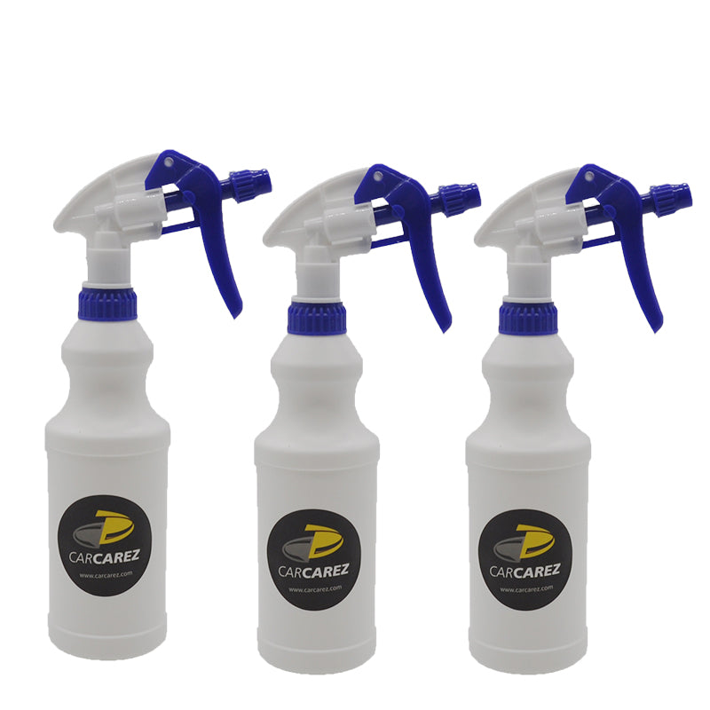 Heavy Duty Trigger Sprayer with 16oz Bottle (3-Pack) - Durable Chemical Sprayer for Cleaning, Gardening & Pest Control - Perfect for Home, Garage & Outdoor Use
