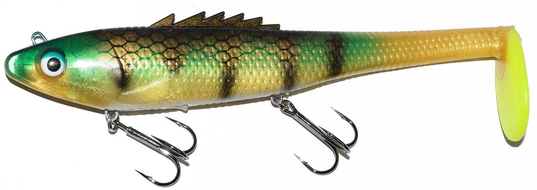 Chaos Tackle Posseidon 10 Swim Bait - Premium Fishing Lure for Bass, Walleye & Pike - Slow Sinking Swimbait with Realistic Action - Perfect for Freshwater & Saltwater Fishing