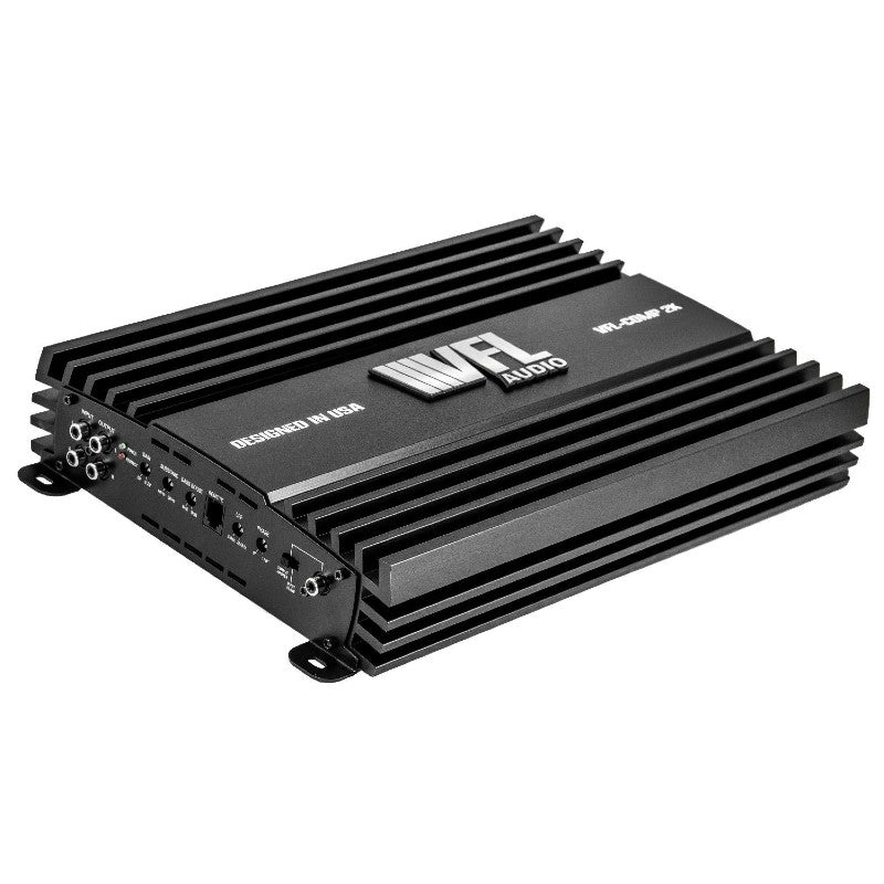 American Bass VFLCOMP2K 2000W RMS 1 Ohm Stable Digital Mono Car Amplifier - High Power Linkable for Subwoofers & Car Audio Systems
