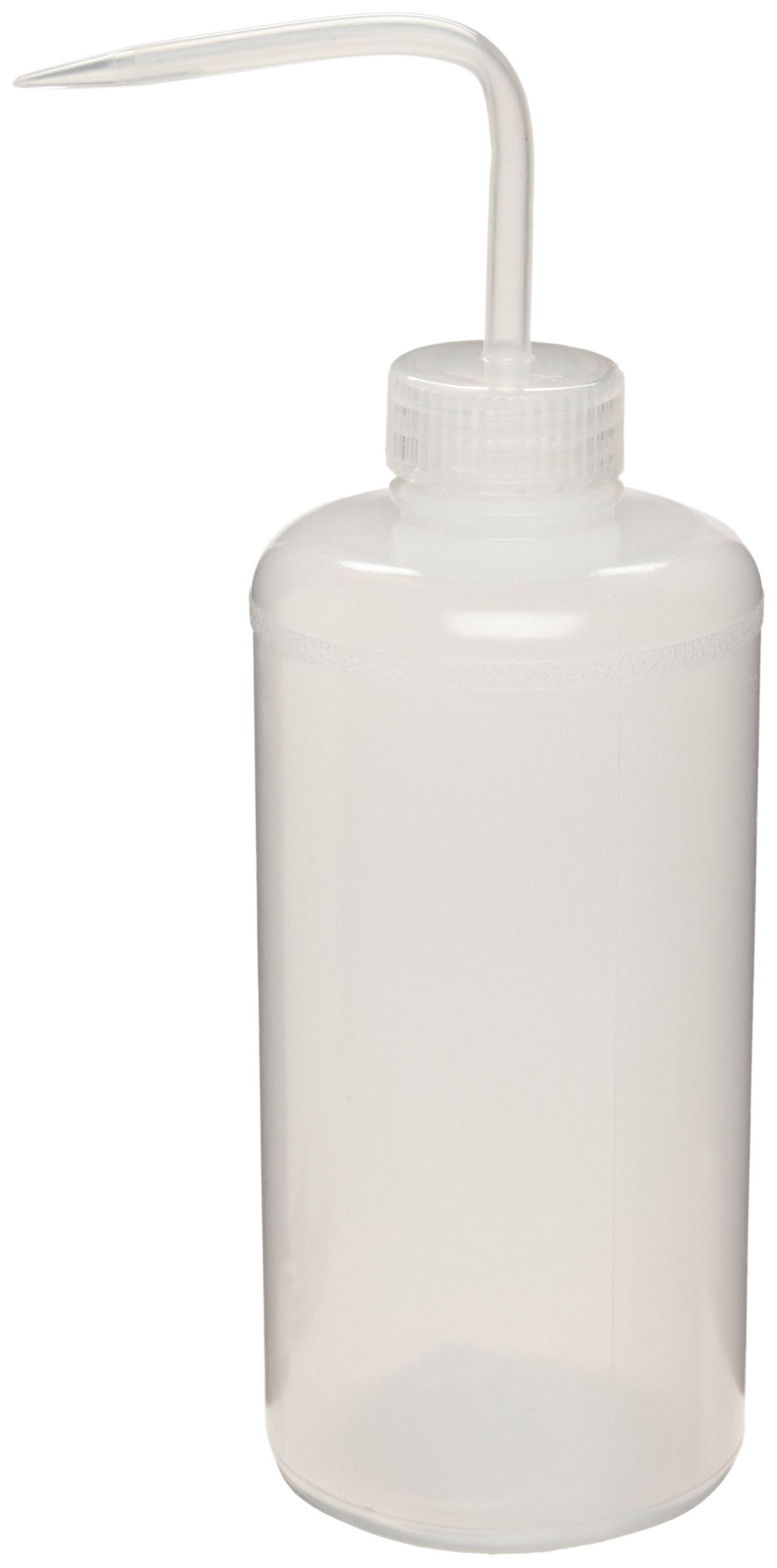 SP Bel-Art 1000ml (32oz) Narrow-Mouth Wash Bottles with Natural Polypropylene Cap - 38mm Closure (Pack of 12) - Ideal for Laboratory, Science Experiments & Chemical Dispensing (F11618-0032)