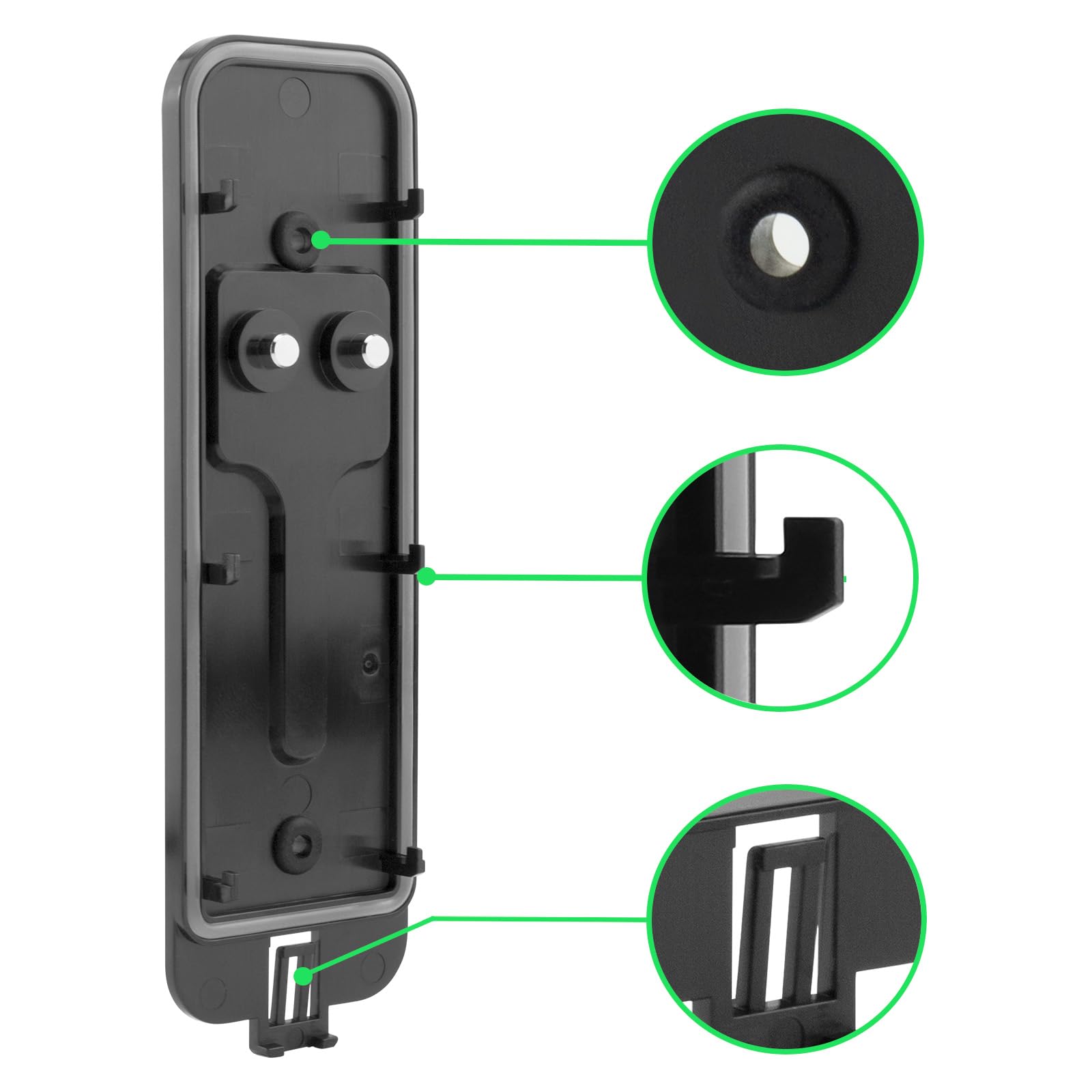 Blink Doorbell Mounting Plate 2-Pack - Compatible with Blink BDM00200U Video Doorbell, Replacement Backplate & Installation Bracket - Perfect for Home Security & Smart Doorbell Setup