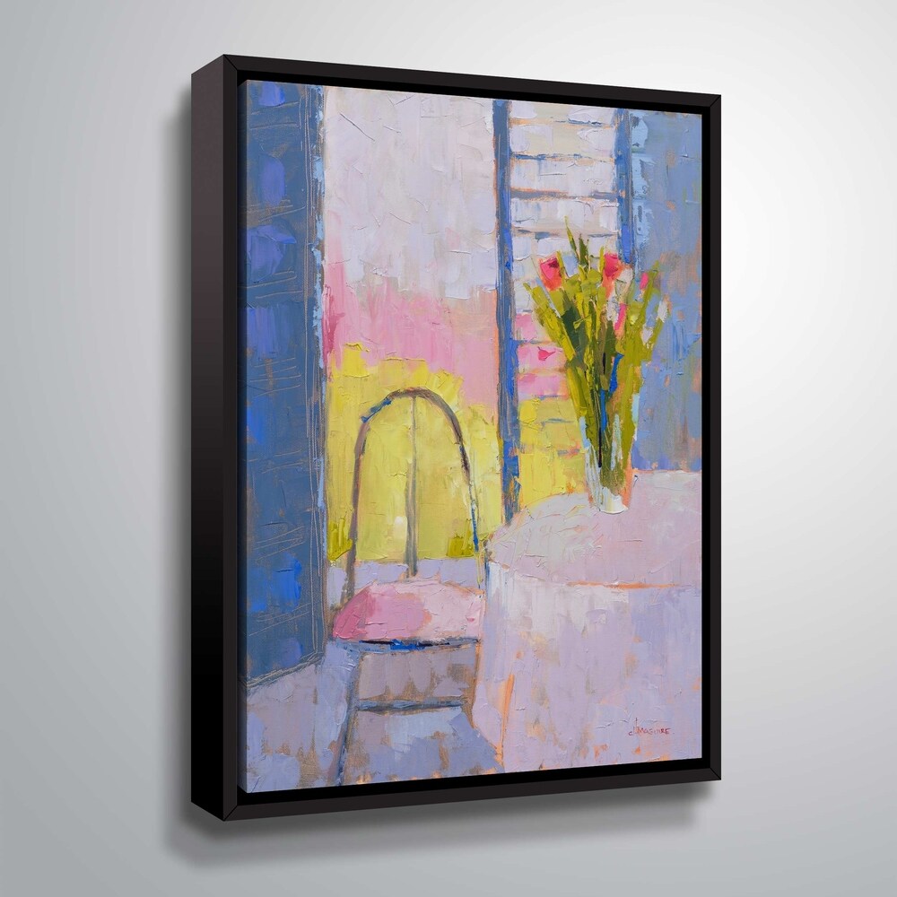 Peggy's Studio Gallery Wrapped Floater Framed Canvas Wall Art - Modern Home Decor for Living Room, Bedroom & Office