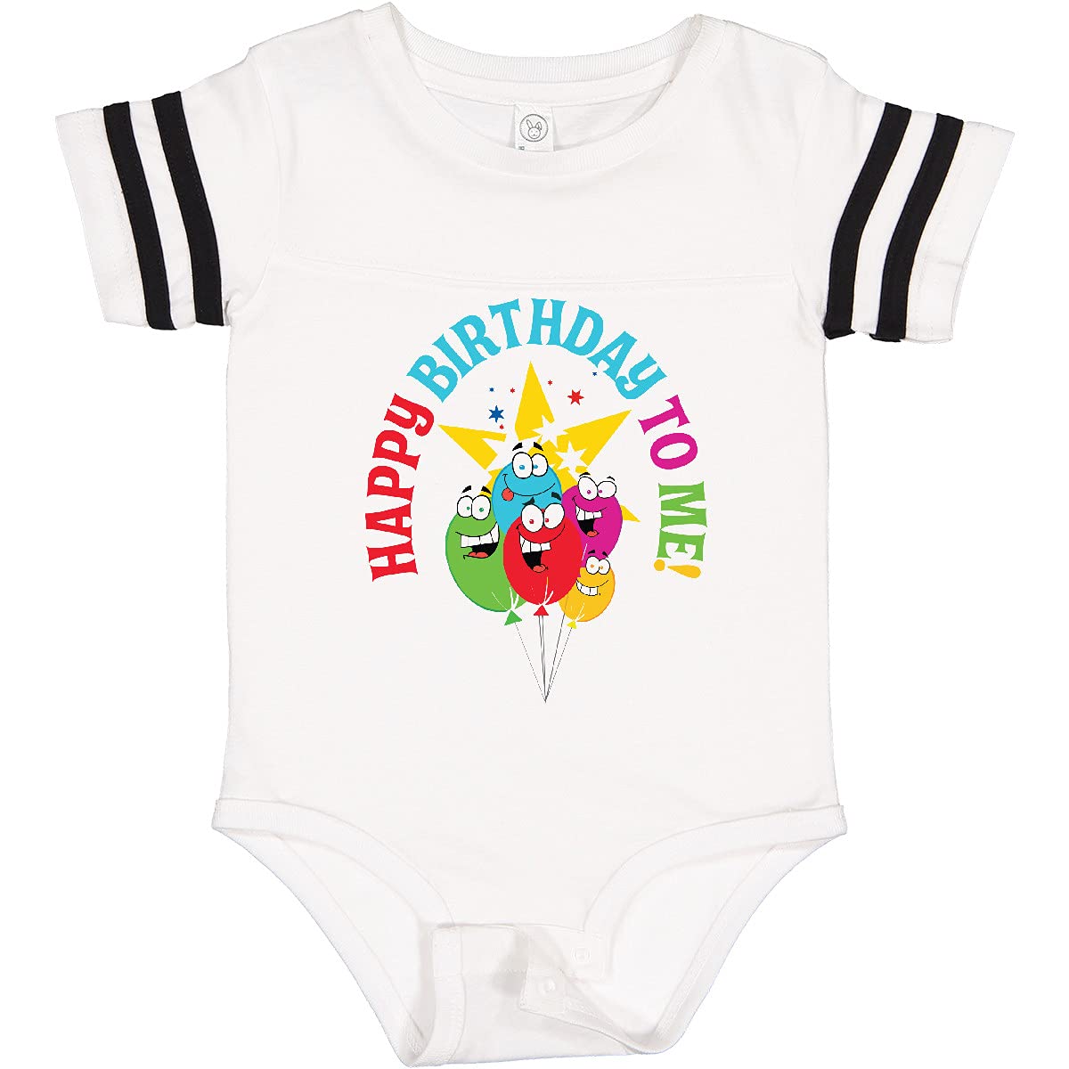 Inktastic Happy Birthday to Me Baby Bodysuit - Cute Birthday Outfit for Infants & Toddlers - Perfect for 1st Birthday Party, Photo Shoots & Special Celebrations