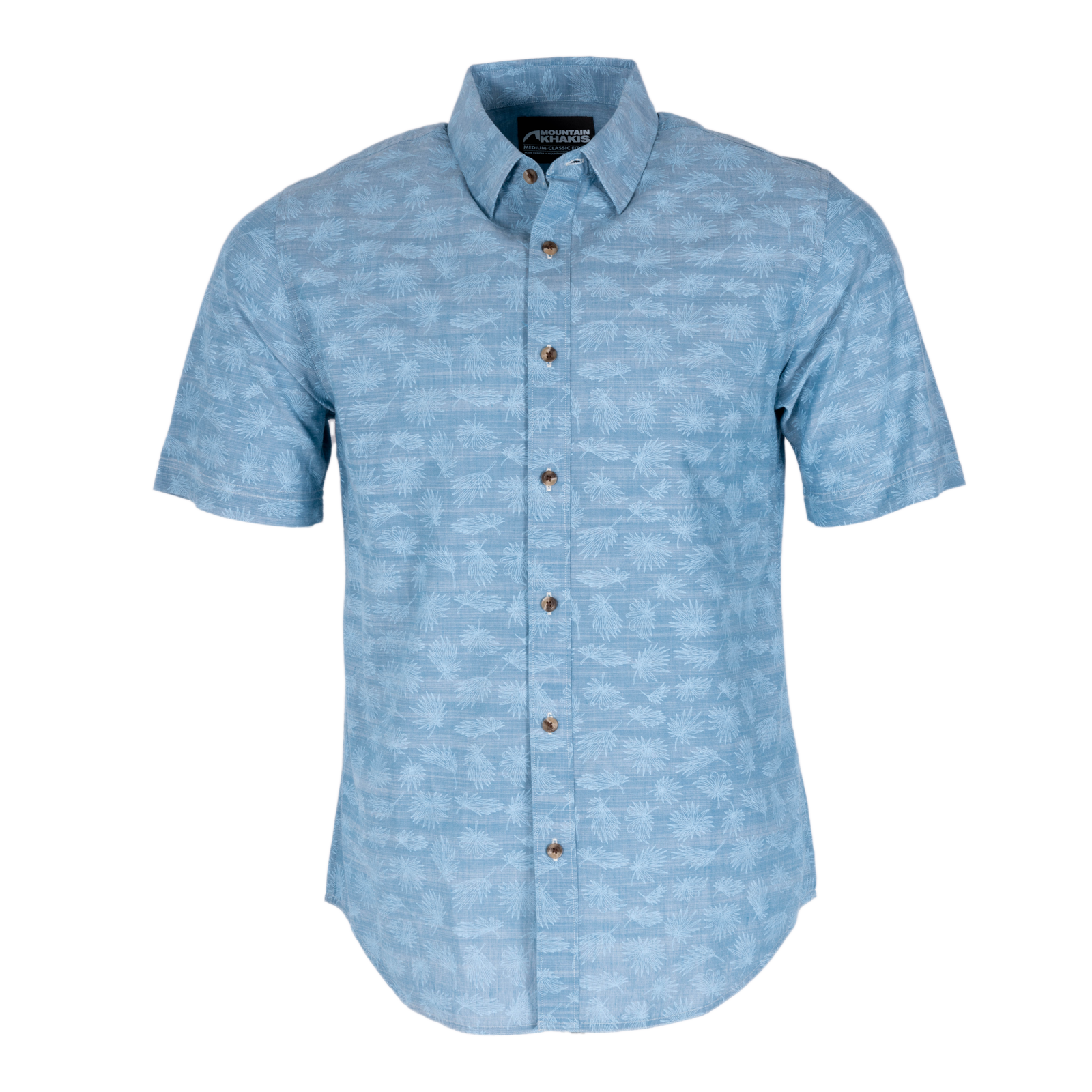 Stylish Basin Short Sleeve Woven Shirt for Men - Comfortable Casual Button Down Shirt with Breathable Fabric - Perfect for Summer Outings, Beach Vacations and Everyday Wear