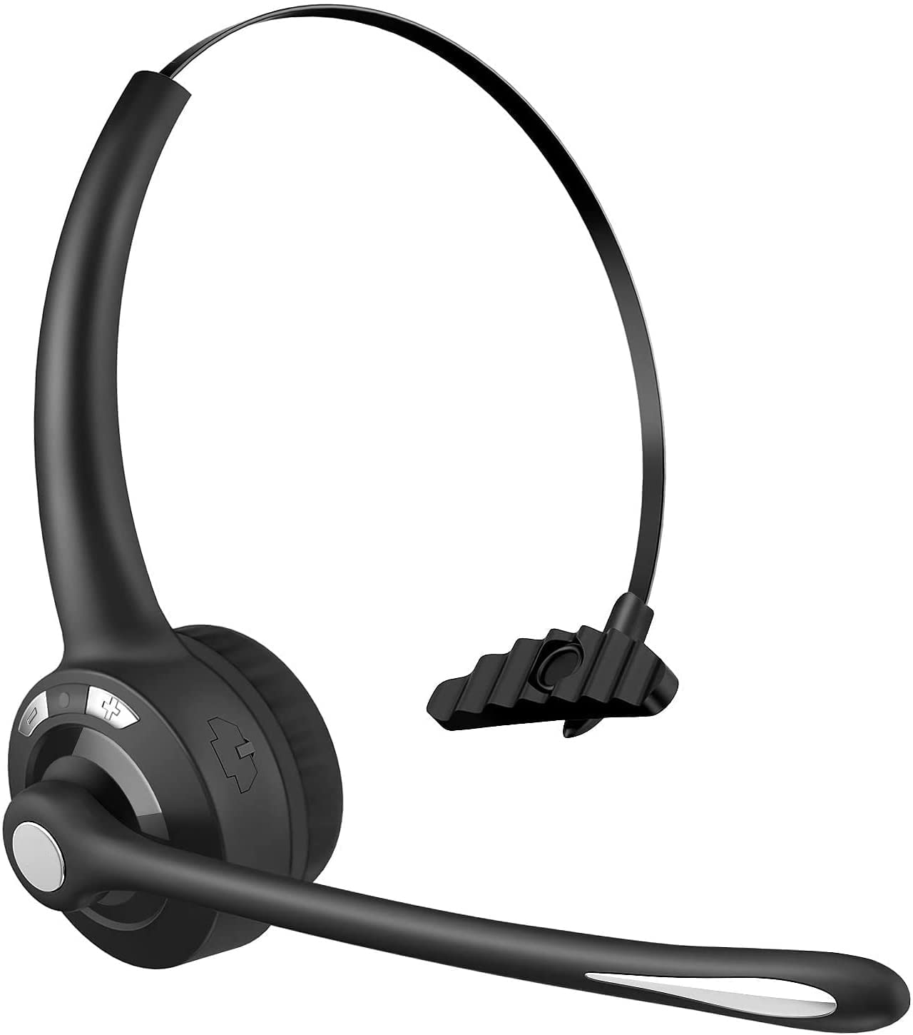 Best Wireless Headphones for Truck Drivers - Pro Trucker Headset with Microphone, Over-Ear Bluetooth Headphones for Calls, Skype, Office & Call Center Use | Long-Haul Driving, Online Meetings & Remote Work