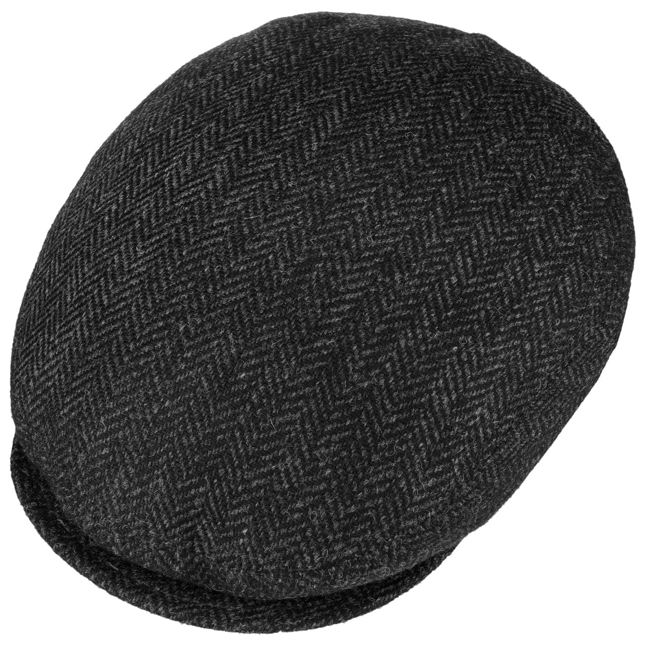 Bailey 1922 Lord Herringbone Flat Cap - Classic Wool Men's Hat for Casual & Formal Wear - Perfect for Outdoor Activities, Golf, and Winter Fashion