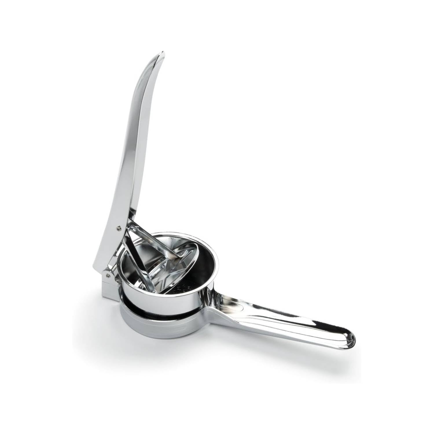 Fox Run 5773 Stainless Steel Potato Ricer & Fruit Press - Heavy Duty Chrome Plated for Smooth Mashed Potatoes, Baby Food & Juicing - Perfect for Kitchens, Restaurants & Home Cooking