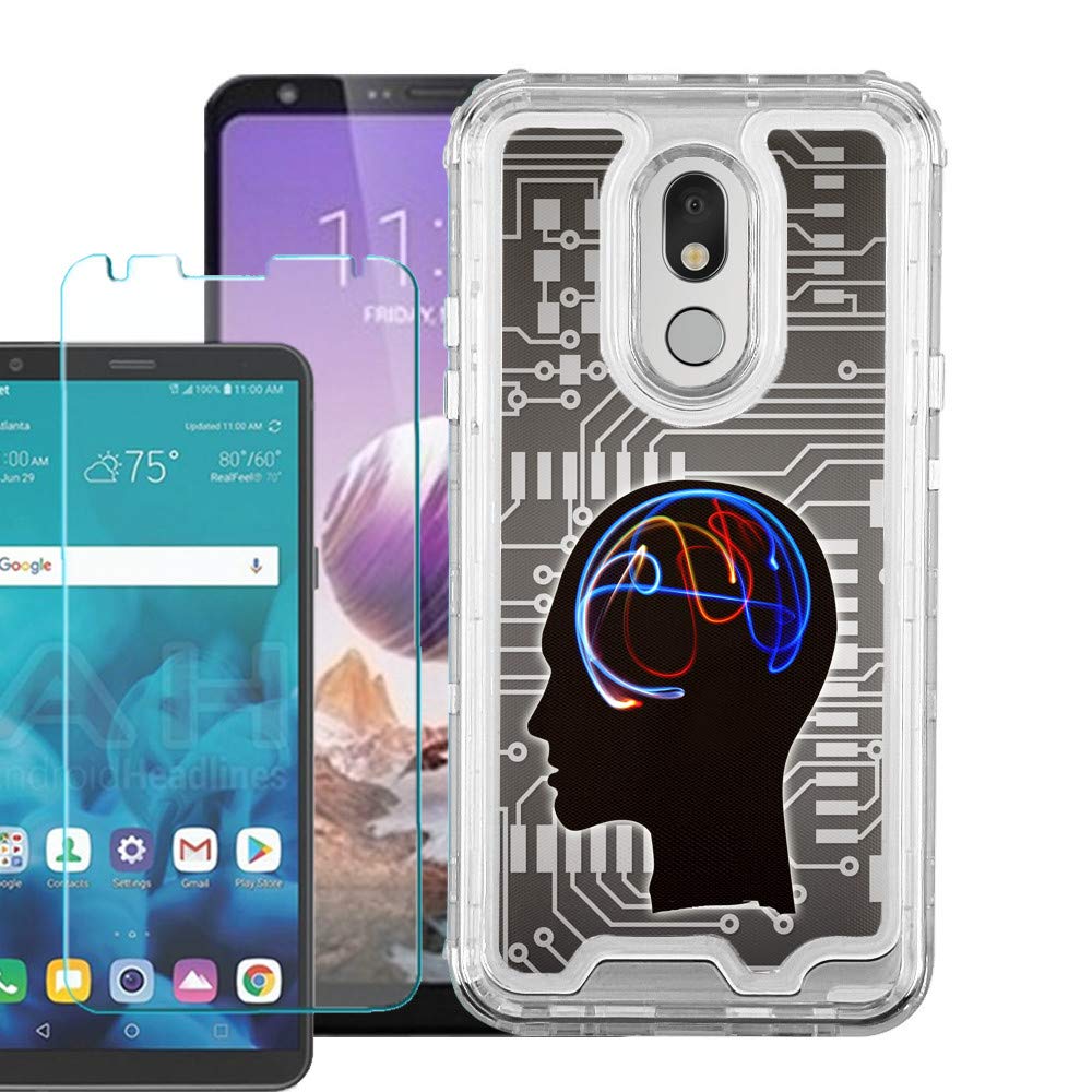 LG Stylo 5 Case - 3-Layer Hybrid Protective Cover with Screen Protector for Daily Use & Outdoor Activities