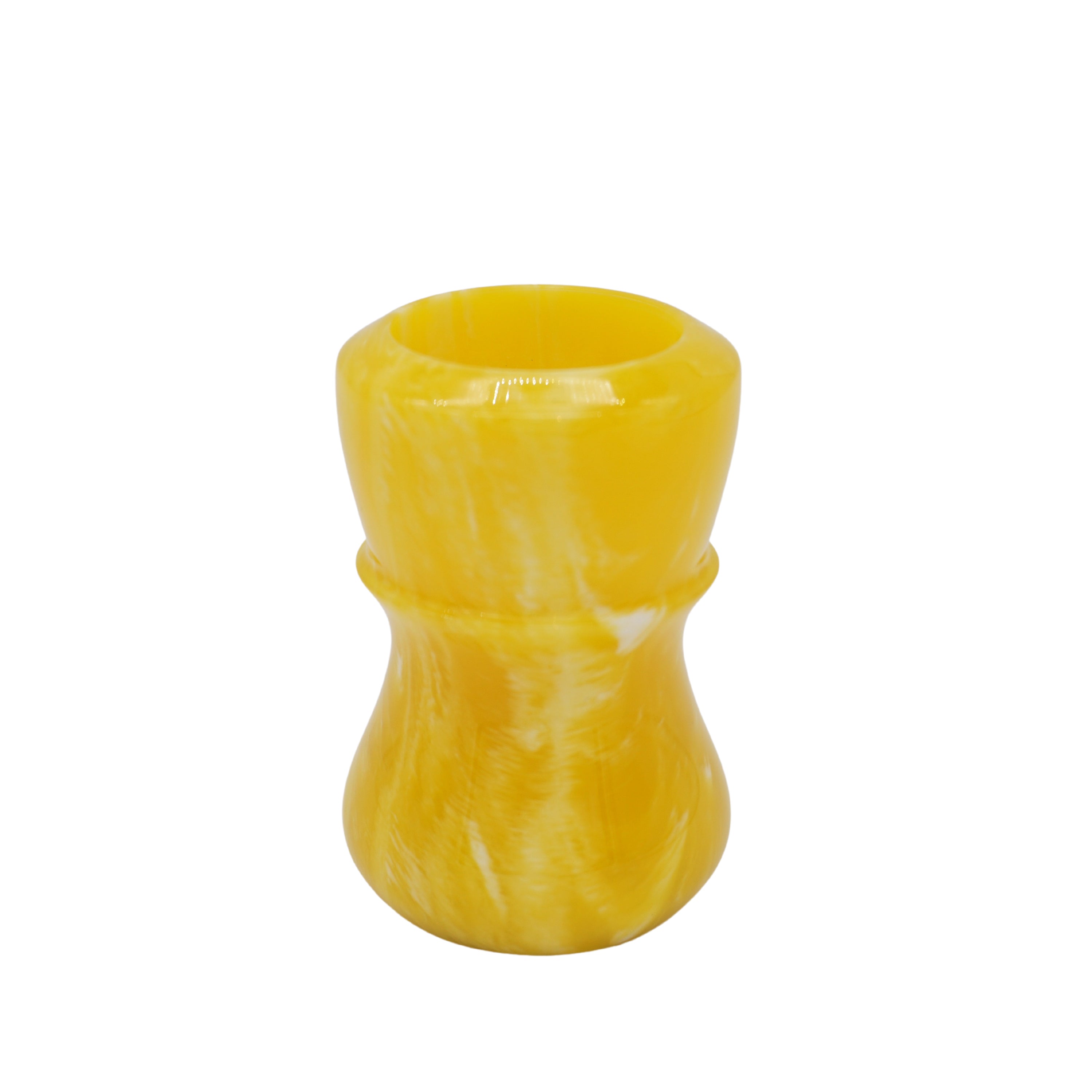 Premium Lemon Drop Handcrafted Shaving Brush Handle - Fits 24mm & 26mm Knots - Perfect for Wet Shaving & Grooming Gifts - Luxury Men's Shaving Accessories for Home & Travel Use