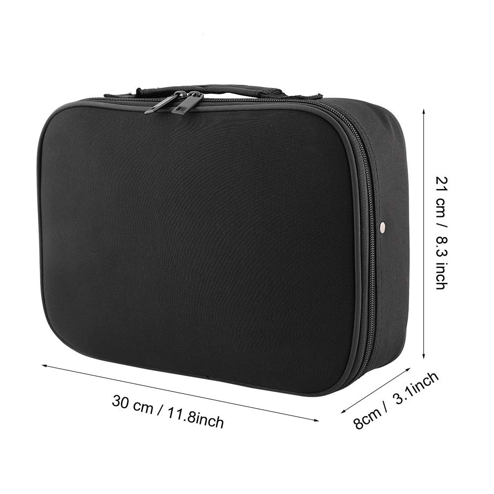 Professional Hairdresser Travel Case - PU Leather Stylist Organizer Bag for Scissors, Tools & Cosmetics | Portable Beauty Toiletry Holder for Salon Professionals & Mobile Stylists (Ideal for Travel, Home Use & On-the-Go Services)