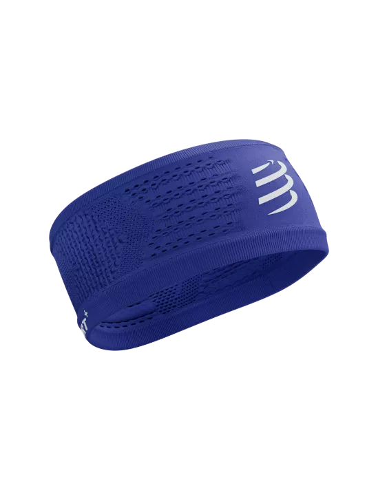 Compressport Unisex Headband On/Off - Dazz Blue | Sweat-Wicking Sports Headband for Running, Cycling & Workouts | Comfortable & Breathable Fitness Accessory