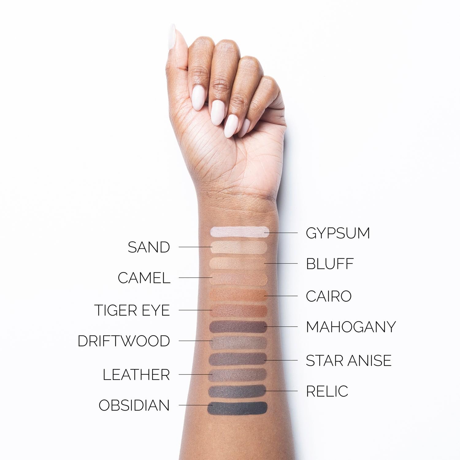 OFIR Dune Matte Eyeshadow Palette - Highly Pigmented, Blendable Matte Eyeshadows with Satin Finish | Travel-Friendly Compact with Mirror, 0.33 oz | Perfect for Everyday Makeup, Professional Looks & On-The-Go Touchups