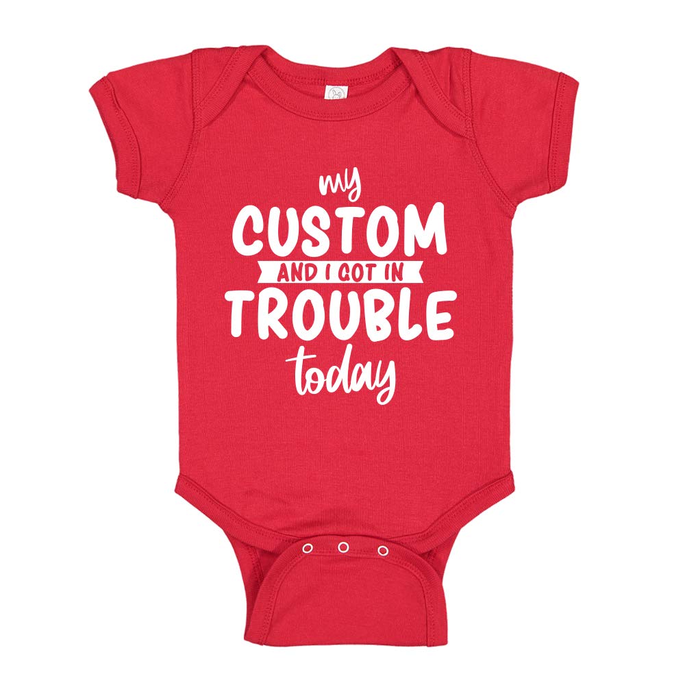 Custom Baby Bodysuit & Toddler T-Shirt - Personalized Text | Funny Kids Outfit for Playdates, Birthdays & Family Photos | Cute Infant Clothing Gift