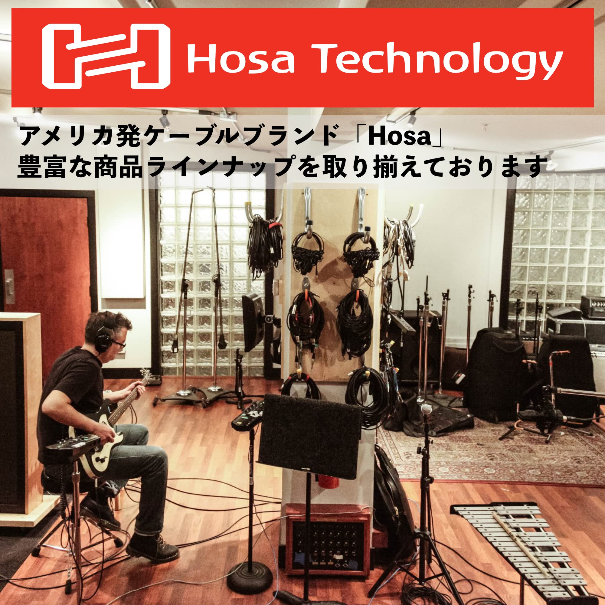 Hosa SKJ-6100BB 100ft Speaker Cable - Dual Banana Plug to Same Connector for Professional Audio & Home Theater Systems - Perfect for Studio Monitors, PA Systems & Hi-Fi Speakers