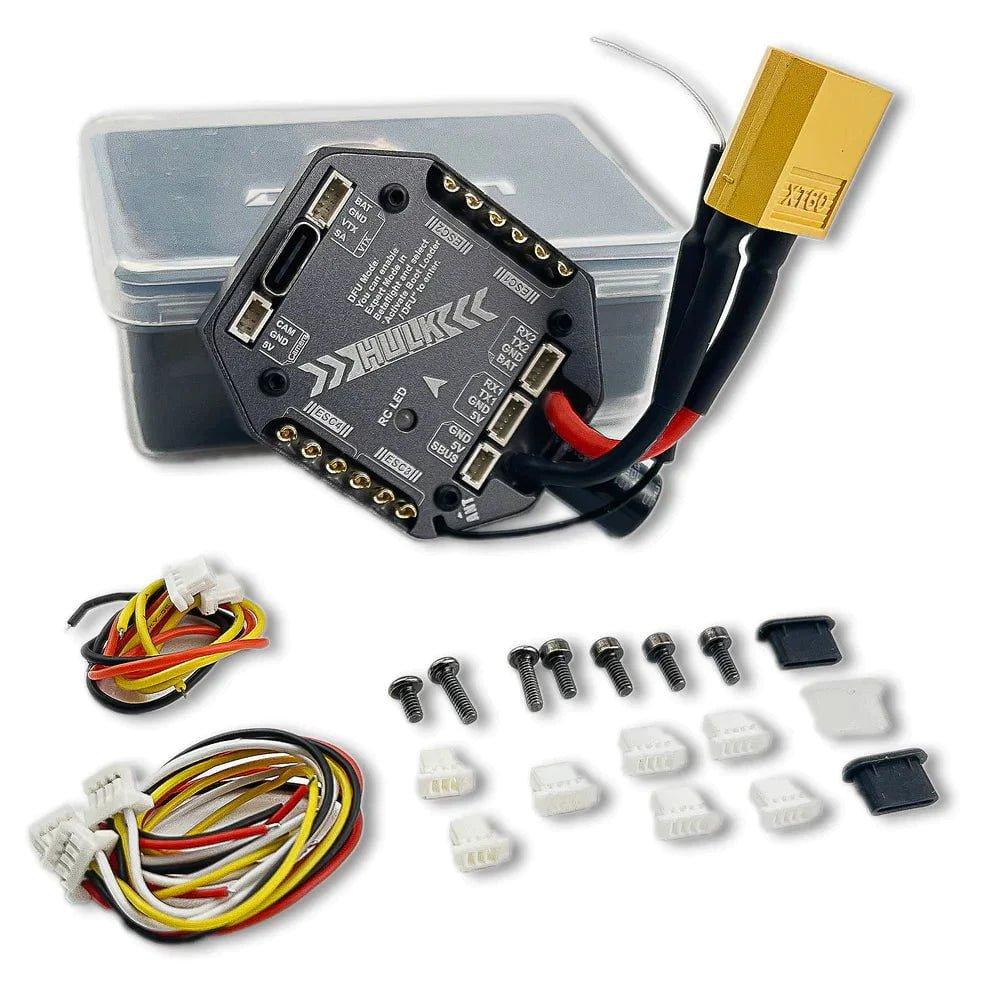 DarwinFPV HULK F411/45A 3-6S AIO Flight Controller with SPI ELRS 2.4GHz - FPV Drone Racing, Freestyle Flying & DIY Quadcopter Builds