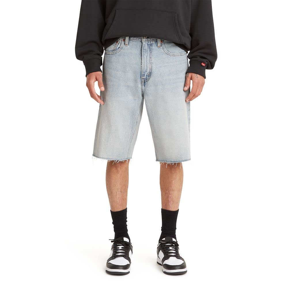 Levi's Men's 569 Loose Straight Fit Denim Shorts | Comfortable Casual Wear for Summer & Outdoor Activities