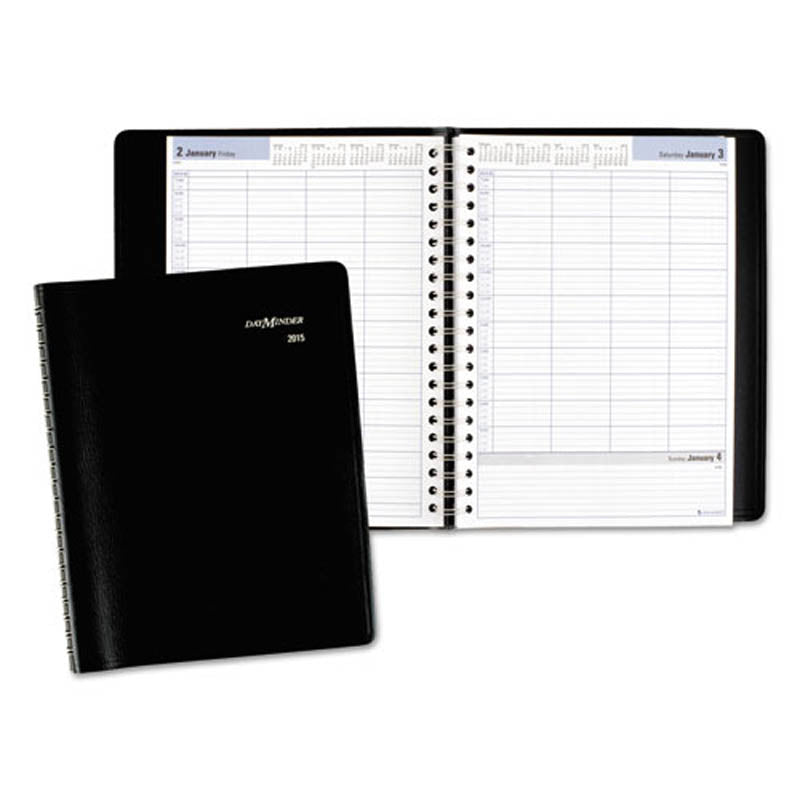2026 Black 4-Person Group Planner - 7 7/8