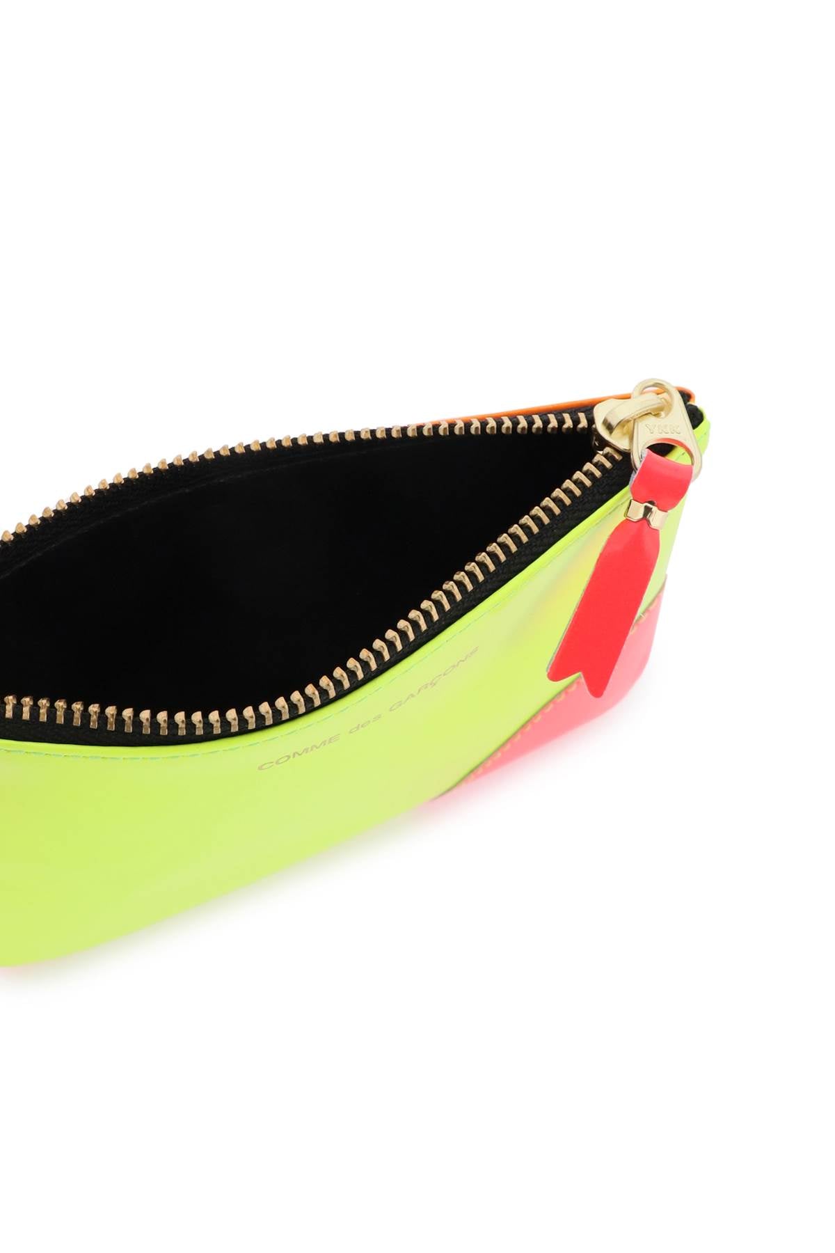 Comme des Garçons Fluorescent Mini Wallet Pouch - Stylish & Compact for Everyday Use, Travel, and Parties
