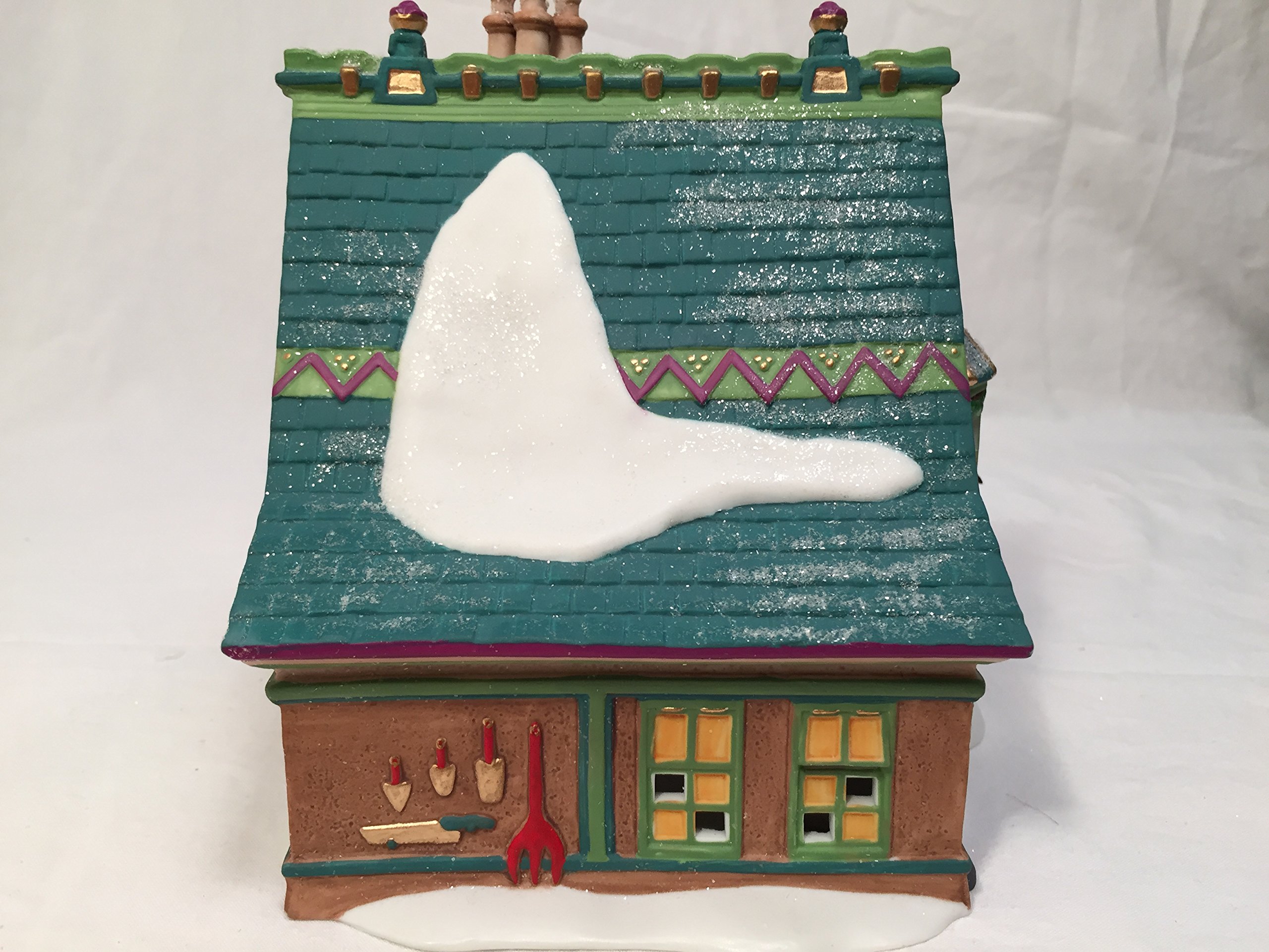 Department 56 Mrs. Claus' Greenhouse Collectible - Christmas Village Decoration 56.56395 | Perfect for Holiday Displays, Winter Wonderland Scenes & Christmas Tree Ornaments